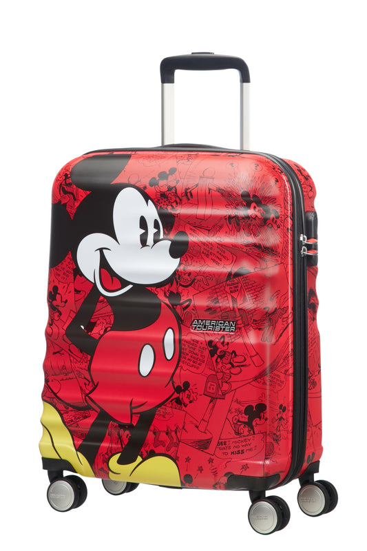 AMERICAN TOURISTER DISNEY MICKEY COMICS RED LUGGAGE