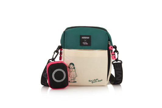 AMERICAN TOURISTER SQUID GAMES CROSSBODY BAG