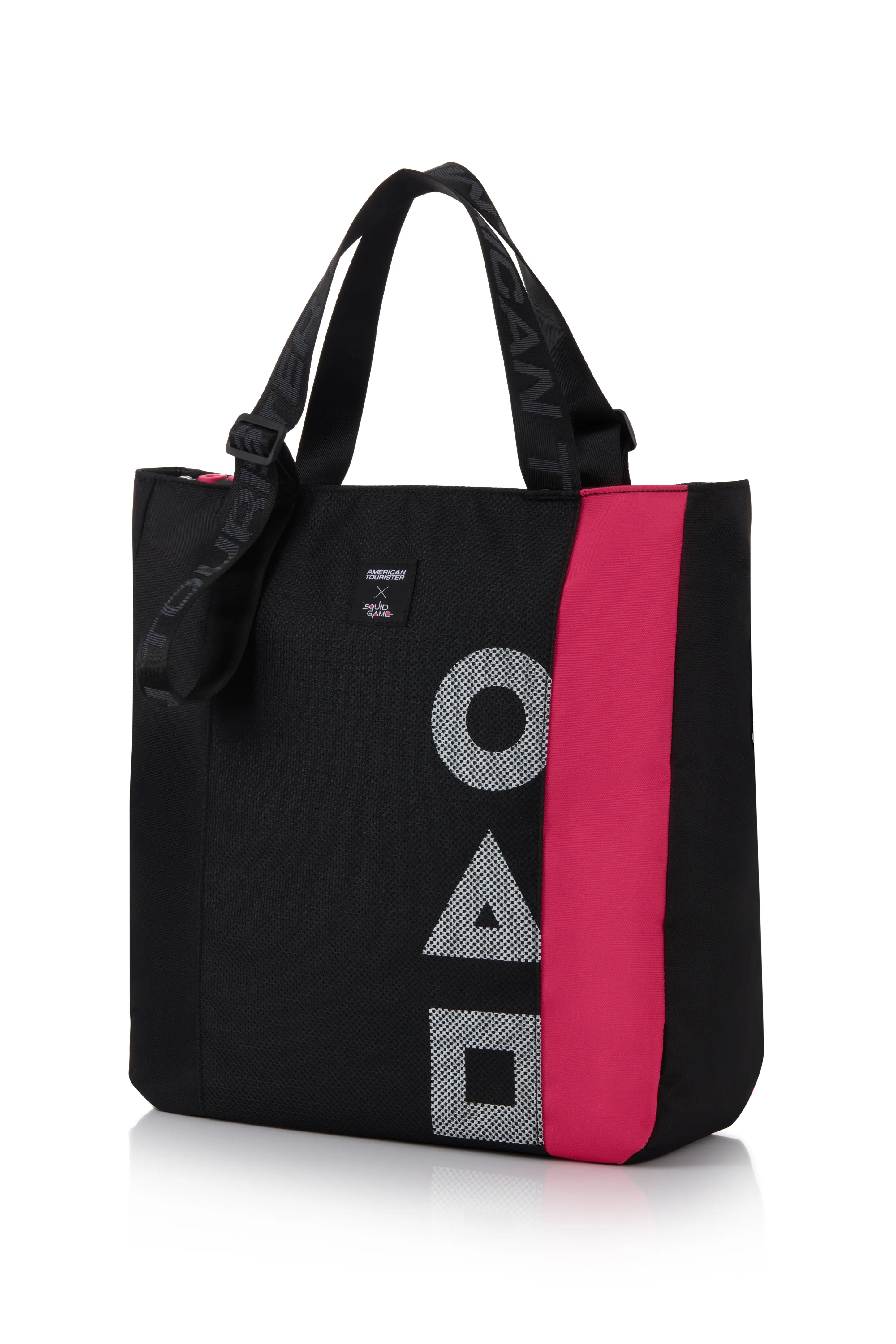 AMERICAN TOURISTER SQUID GAMES TOTE BAG
