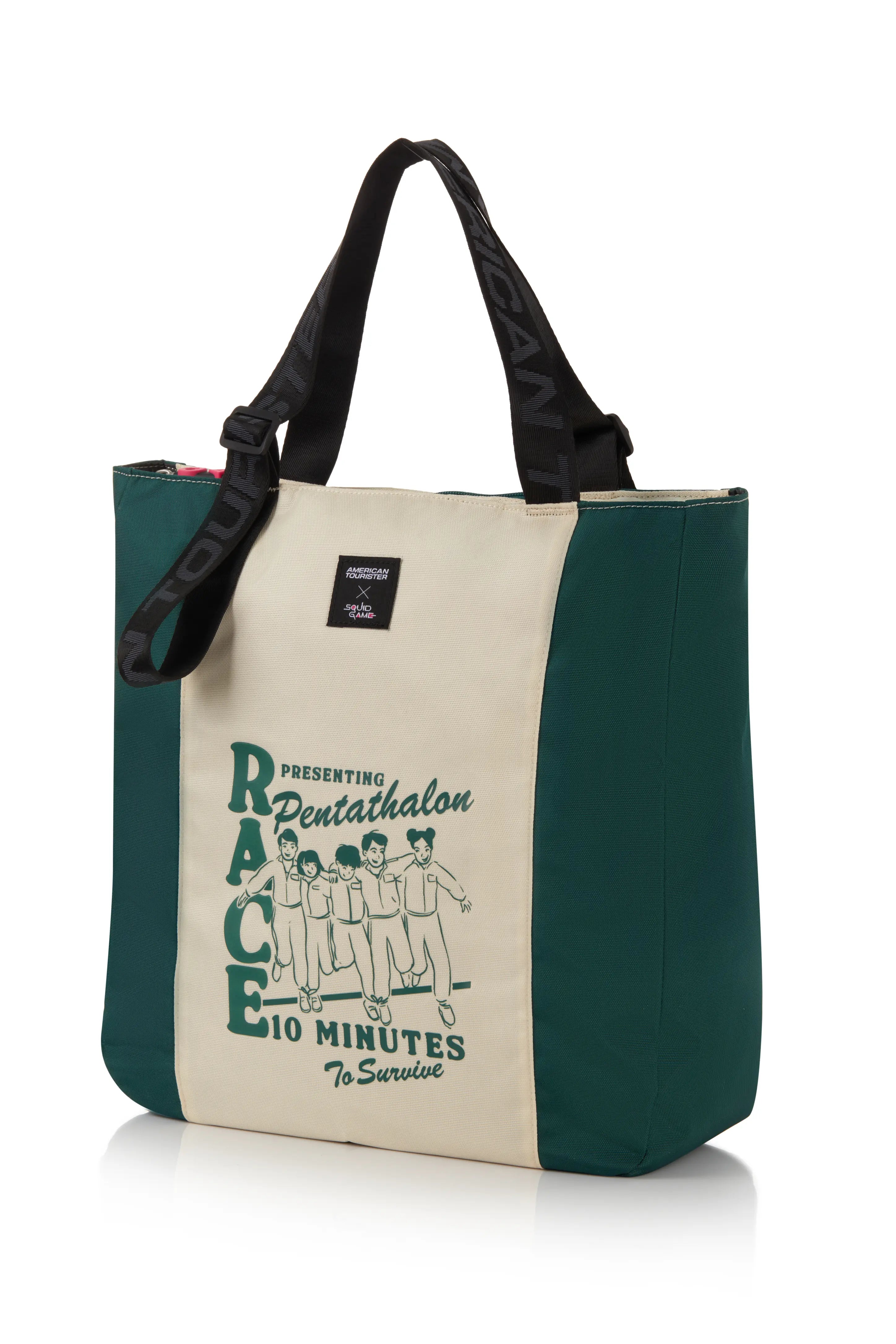 AMERICAN TOURISTER SQUID GAMES TOTE BAG