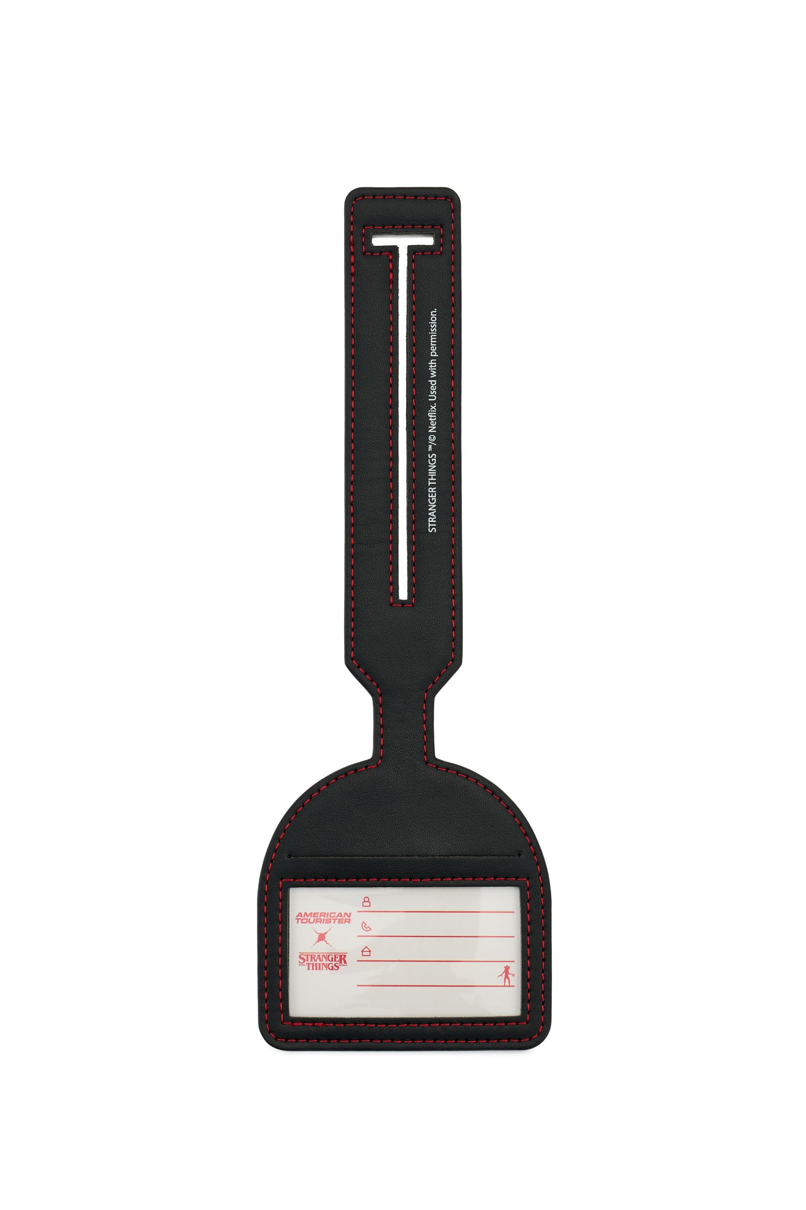 AMERICAN TOURISTER STRANGER THINGS HELLFIRE CLUB LUGGAGE TAG