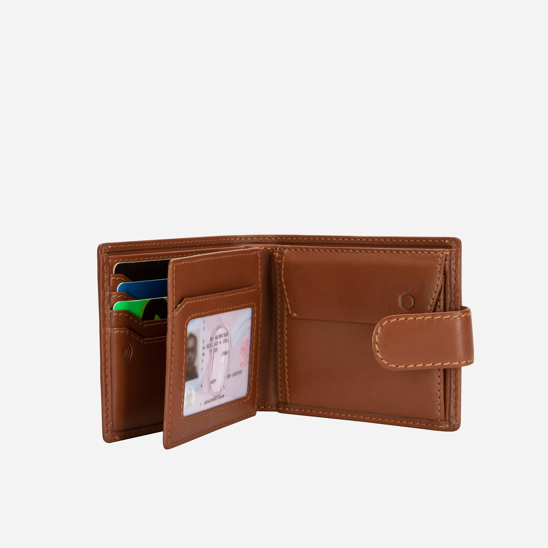 JEKYLL AND HIDE NORWEIGAN  LEATHER WALLET