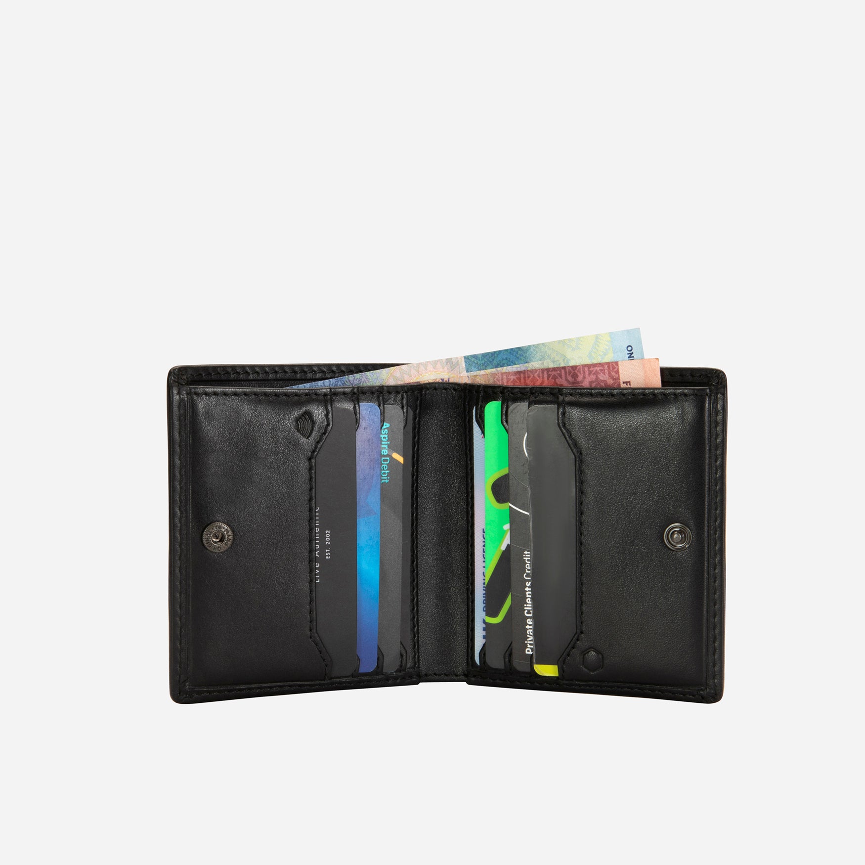 JEKYLL AND HIDE NORWEIGAN  LEATHER WALLET
