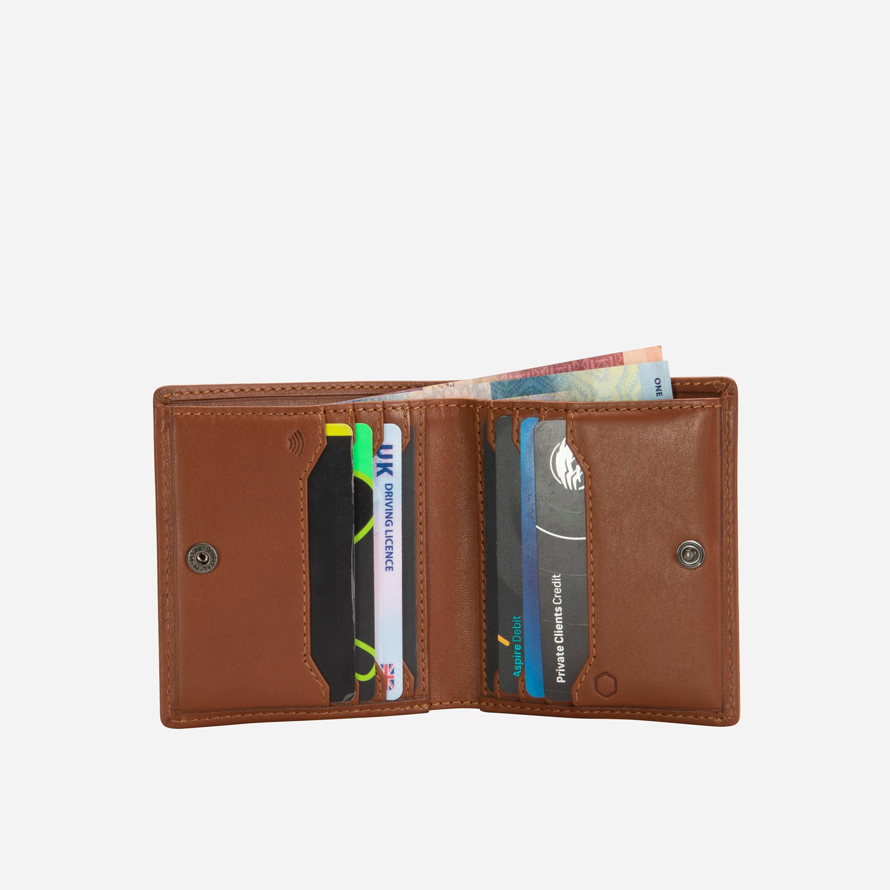 JEKYLL AND HIDE NORWEIGAN  LEATHER WALLET