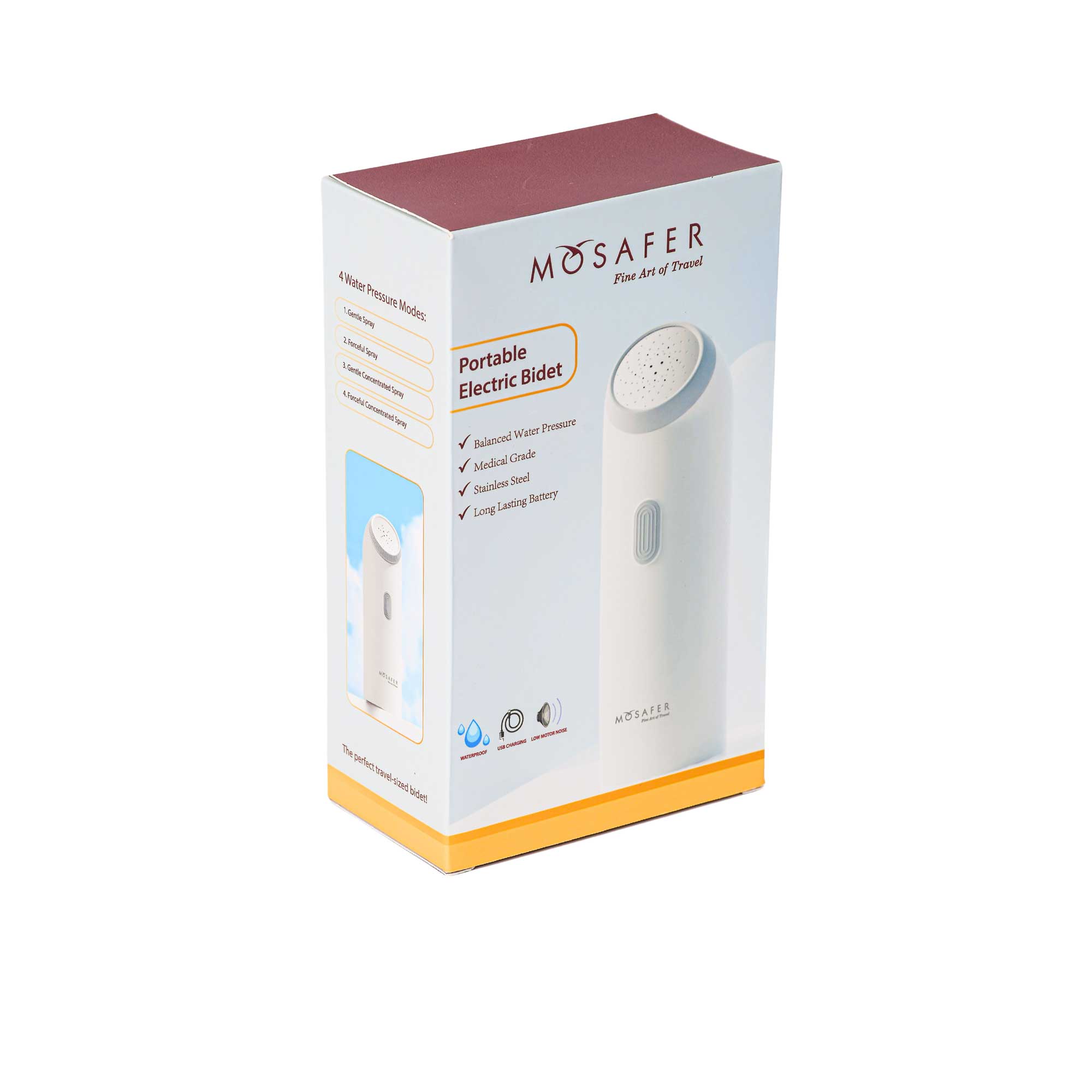 BS03 MINI ELECTRICAL PORTABLE BIDET 350 ML PLASTIC+STAINLESS STEEL 0 S