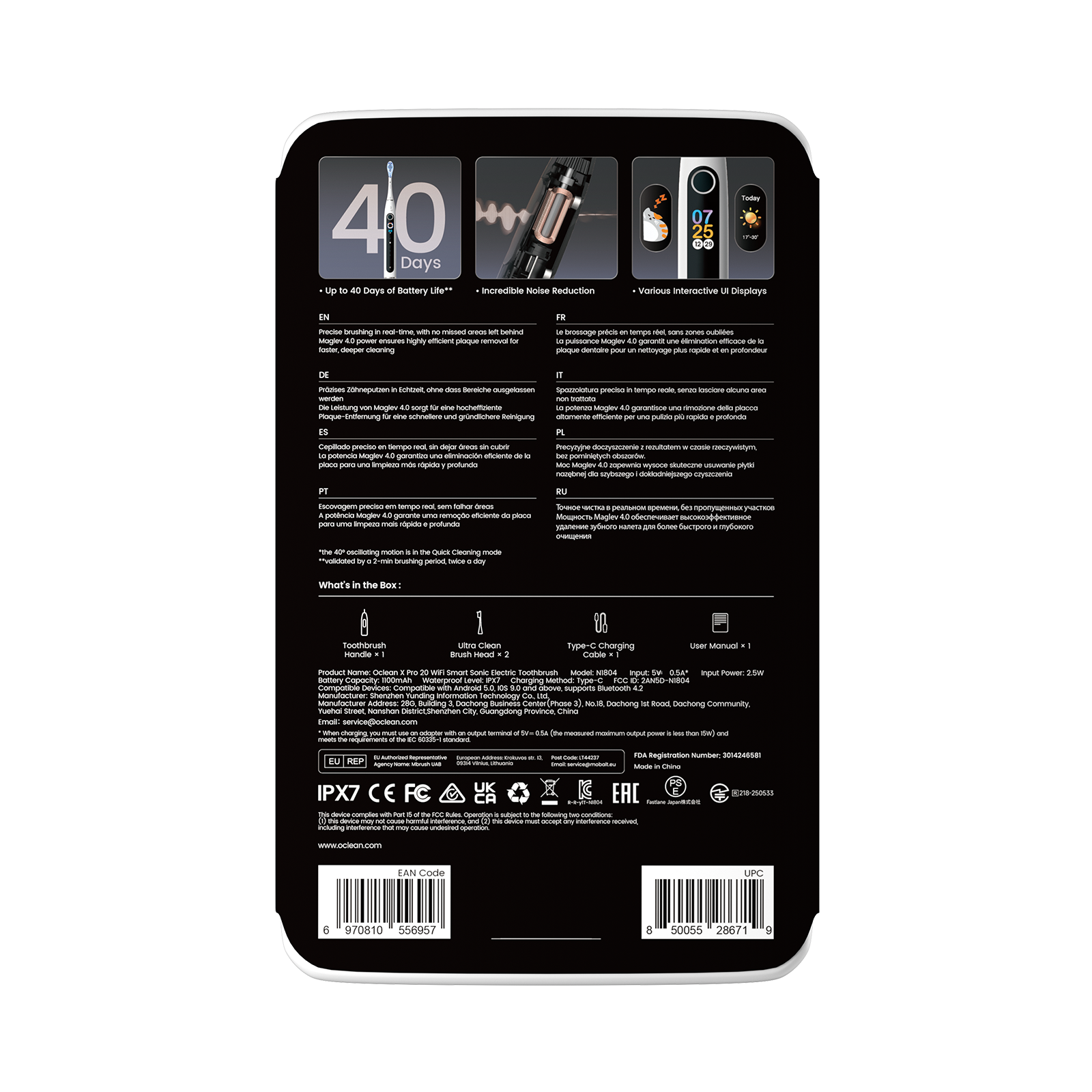 Oclean X Pro Electric Smart Toothbrush