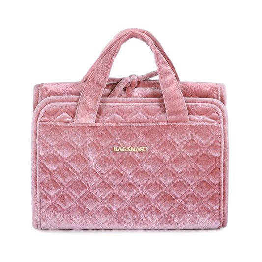 MOSAFER BAGSMART PINK JEWELRY ORGANIZER