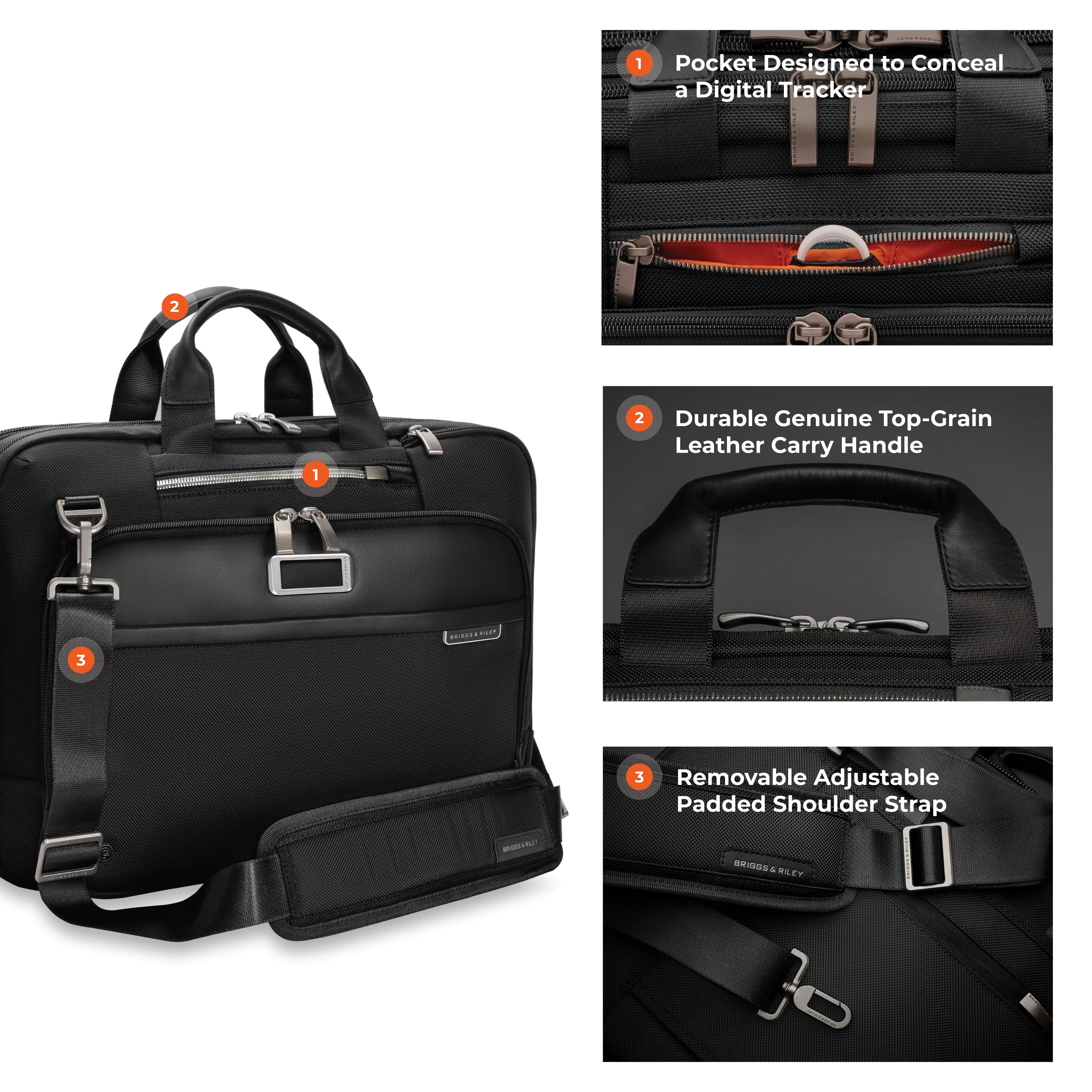 BRIGGS & RILEY @WORK MEDIUM EXPANDABLE BRIEF