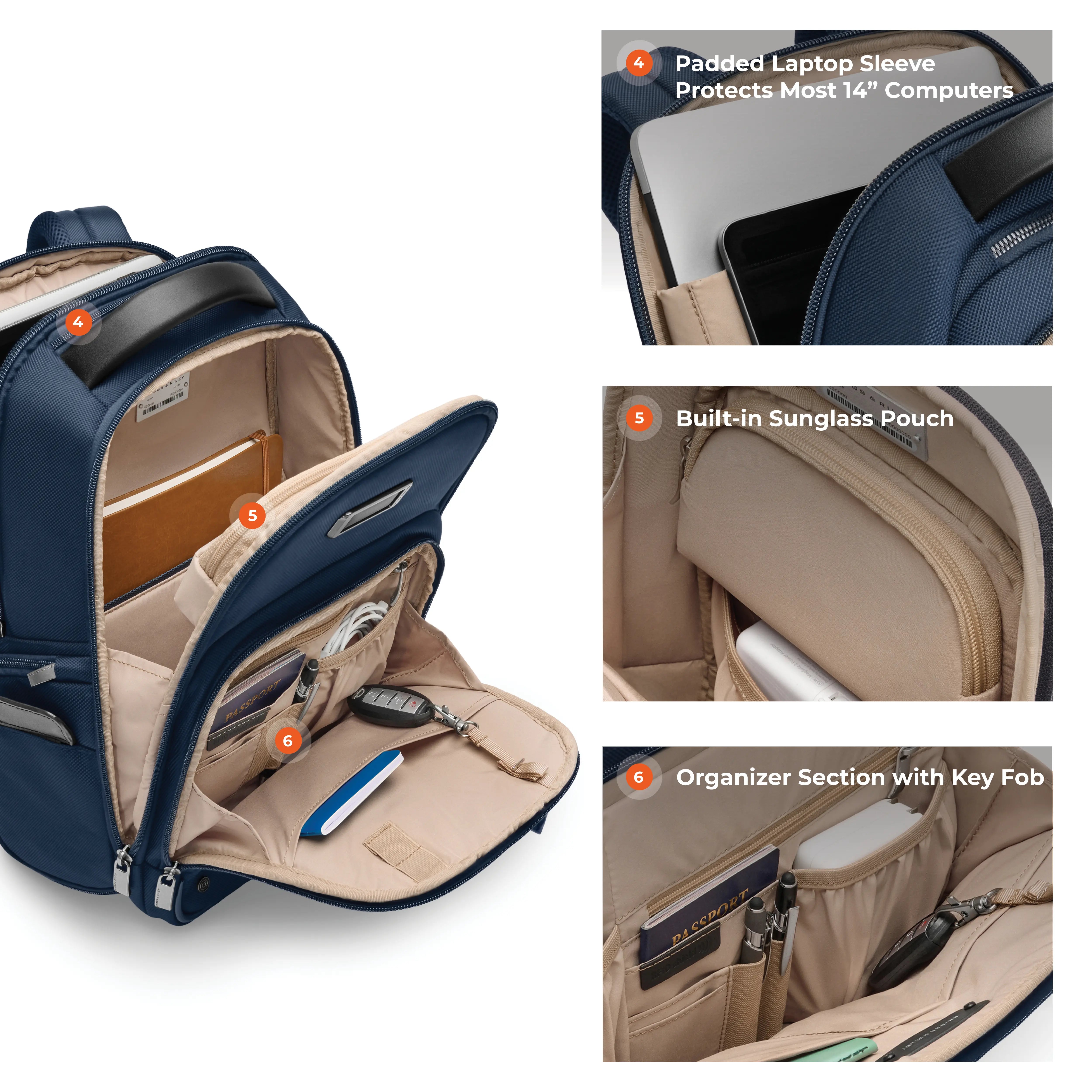 BRIGGS & RILEY @WORK MEDIUM BACKPACK