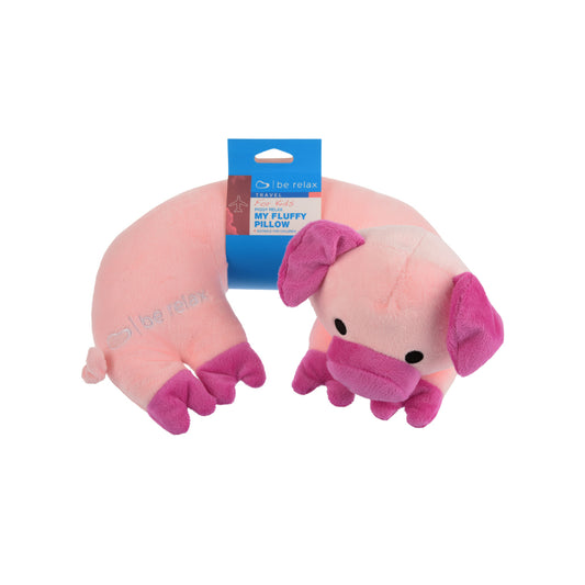 BE RELAX TRAVEL PILLOW SLEEPING BUDDY PIG