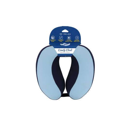 BE RELAX COMFY CLOUD WELLNESS TRAVEL PILLOW