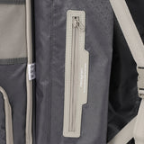 Close-up zipper view of the Hedgren Raku Yuno Front Pocket Luggage in Grey, showcasing the inside zipper and brand name. Shop Online at Mosafer Qatar