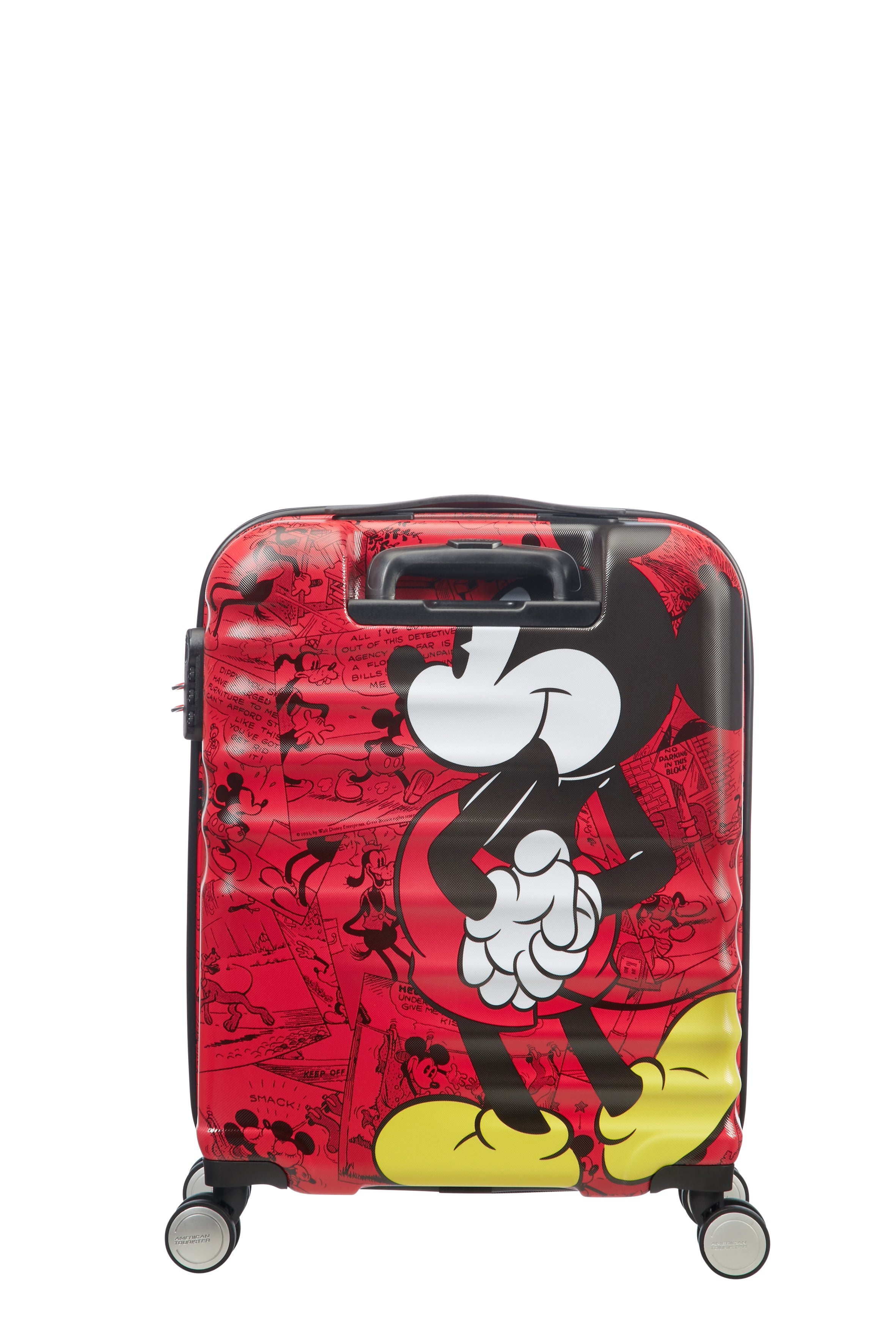 AMERICAN TOURISTER DISNEY MICKEY COMICS RED LUGGAGE