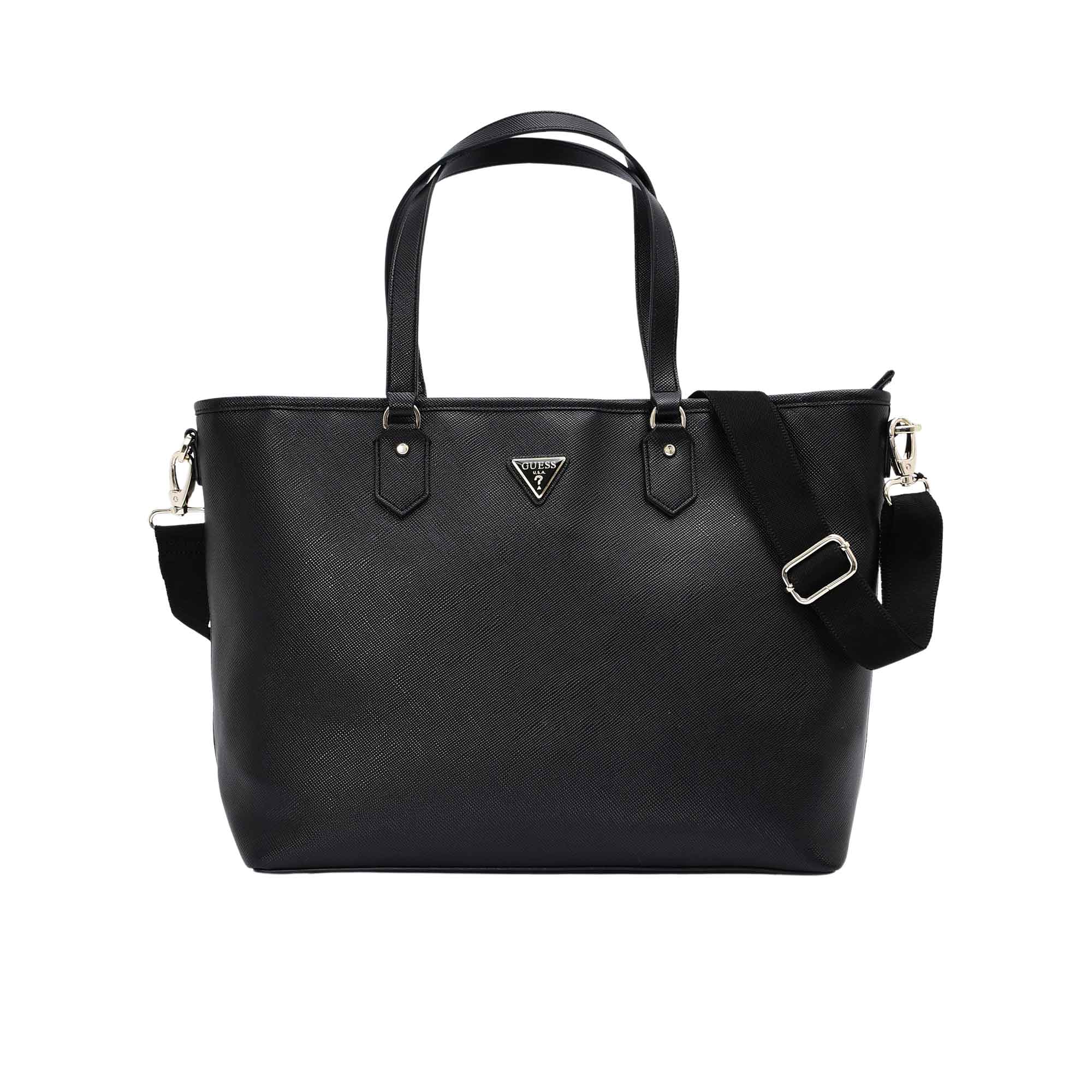 GUESS NOROM BLACK TOTE BAG