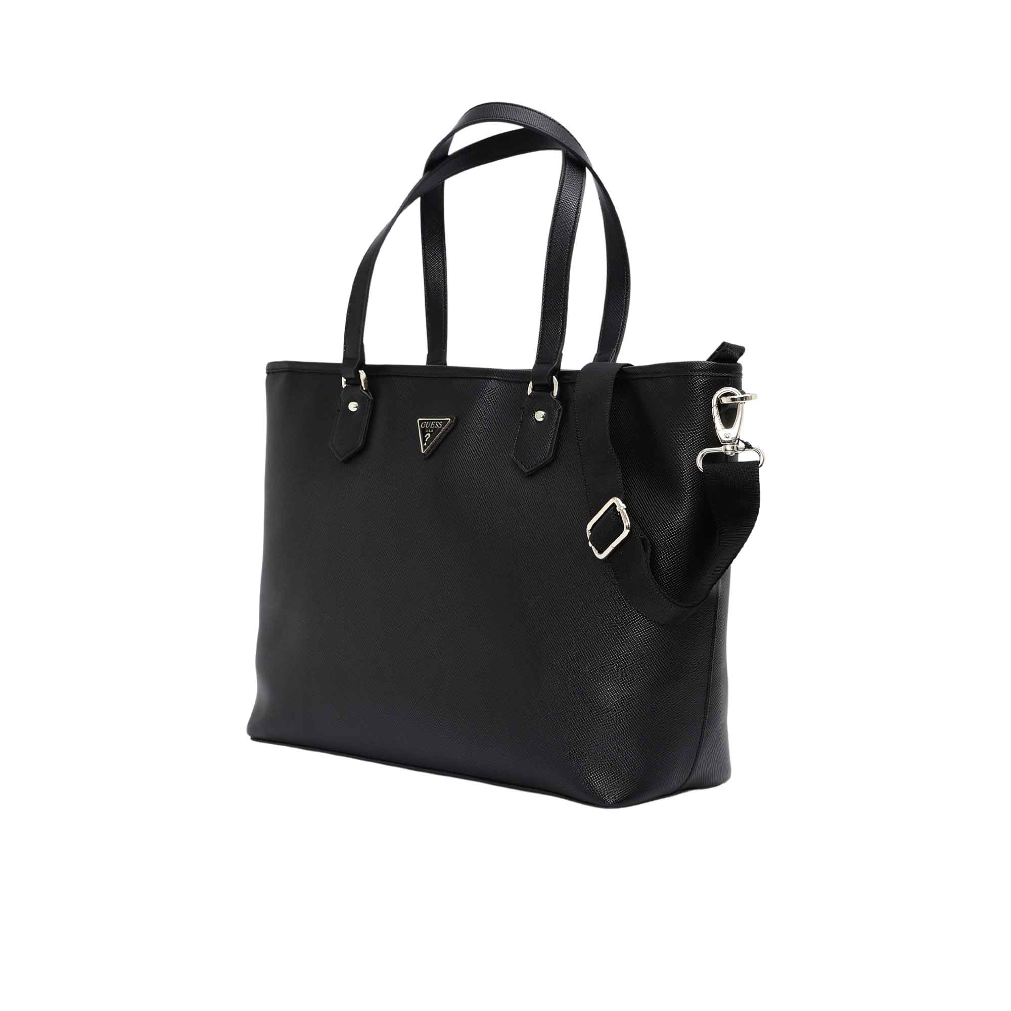 GUESS NOROM BLACK TOTE BAG