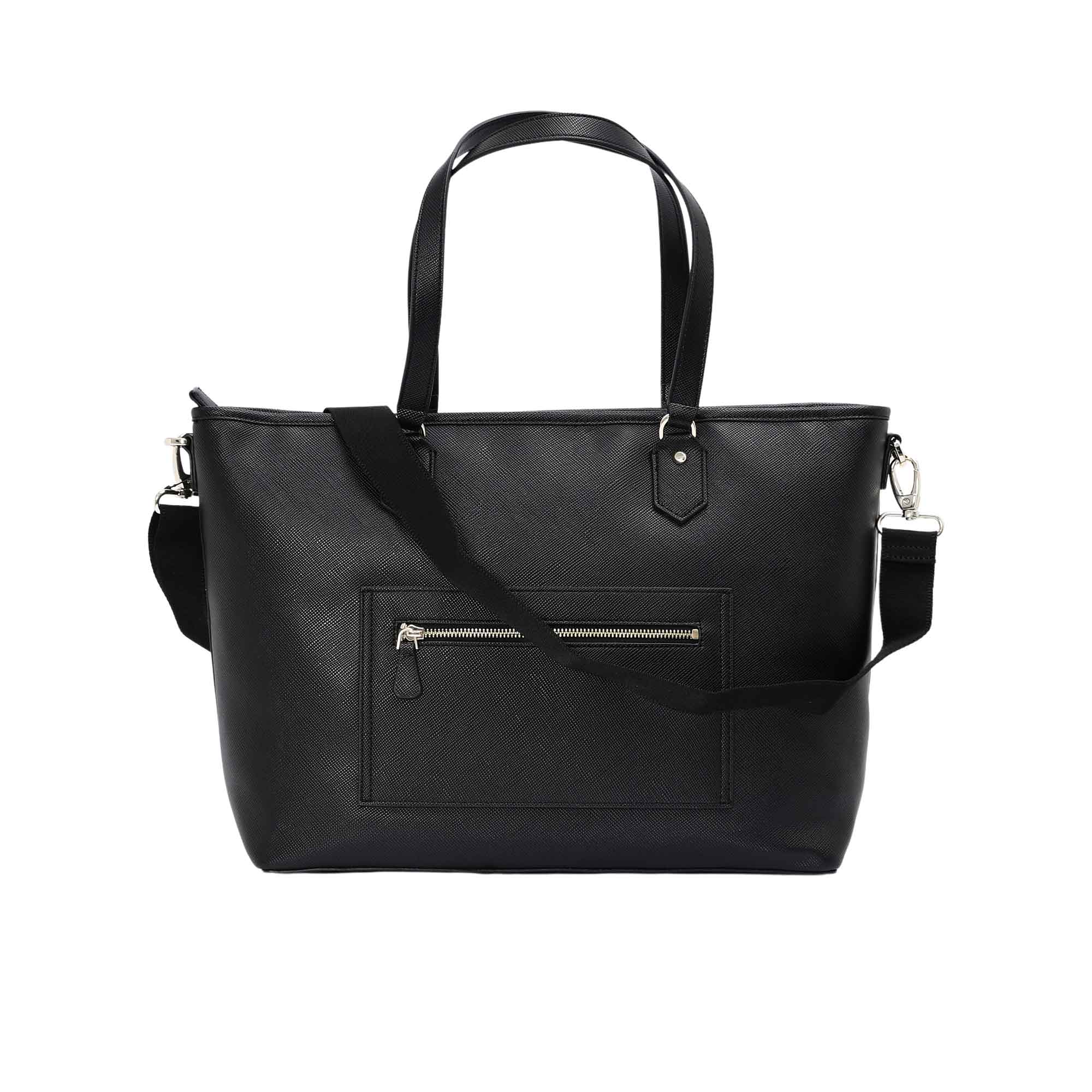 GUESS NOROM BLACK TOTE BAG
