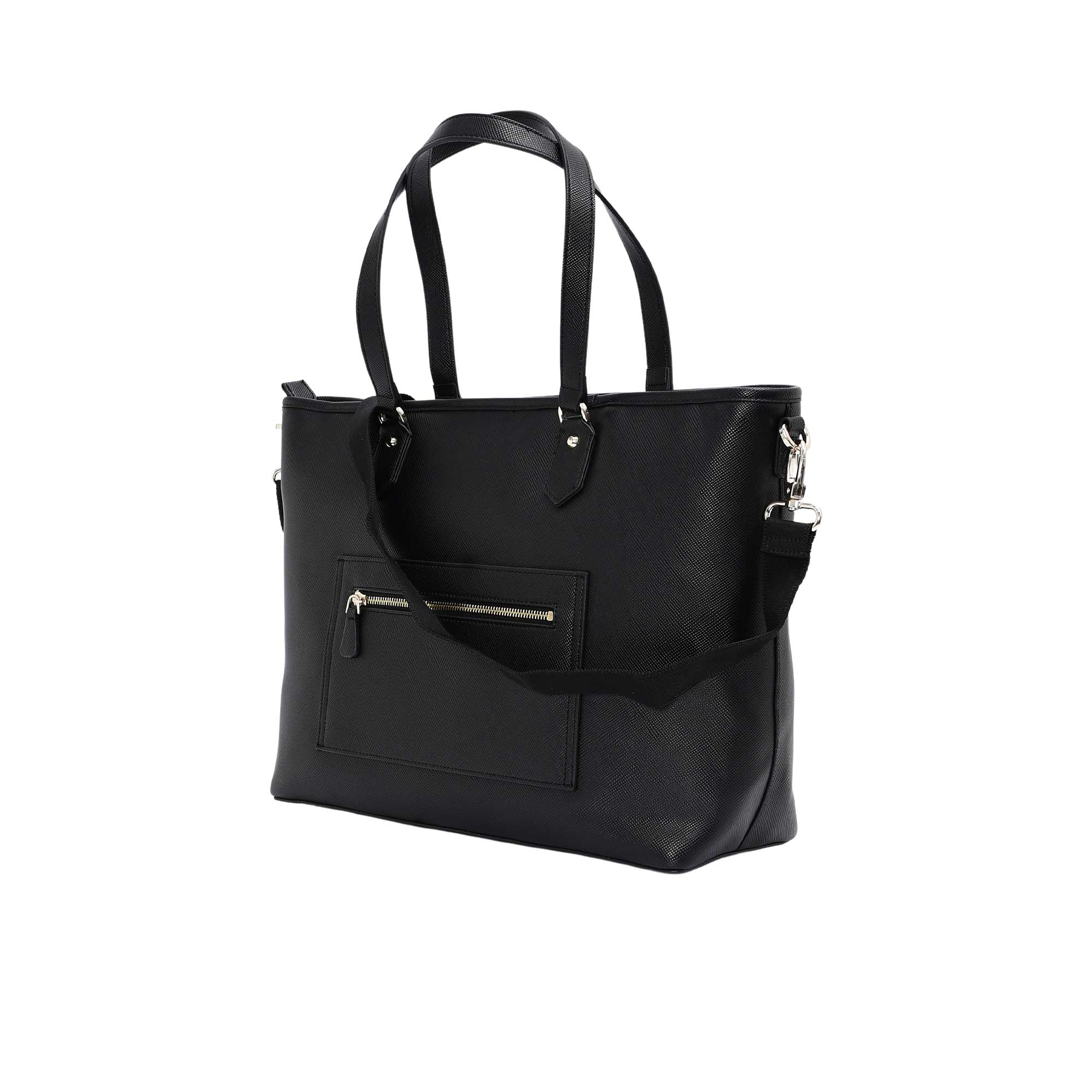 GUESS NOROM BLACK TOTE BAG