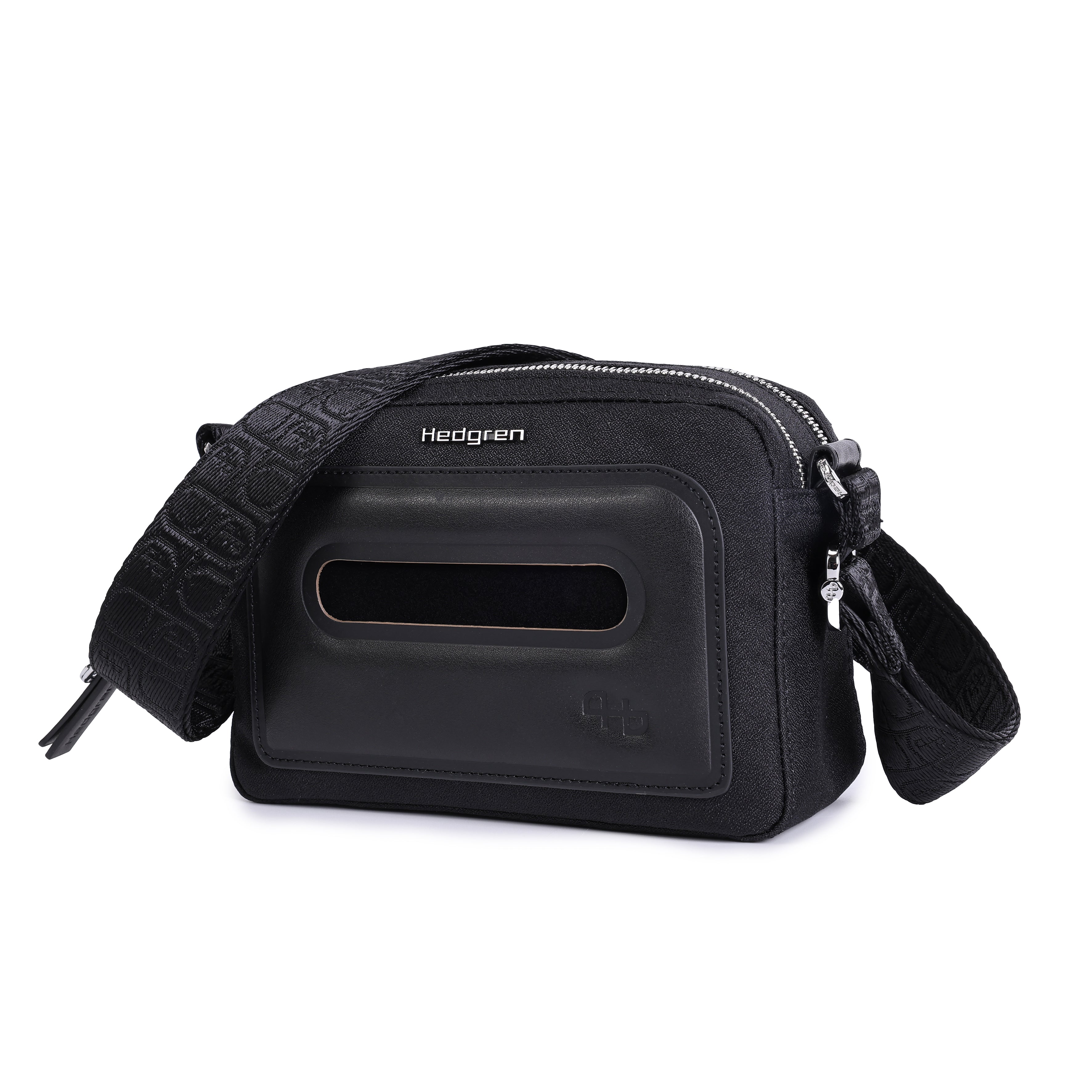 HEDGREN RISTRETTO BLACK CROSSOVER BAG