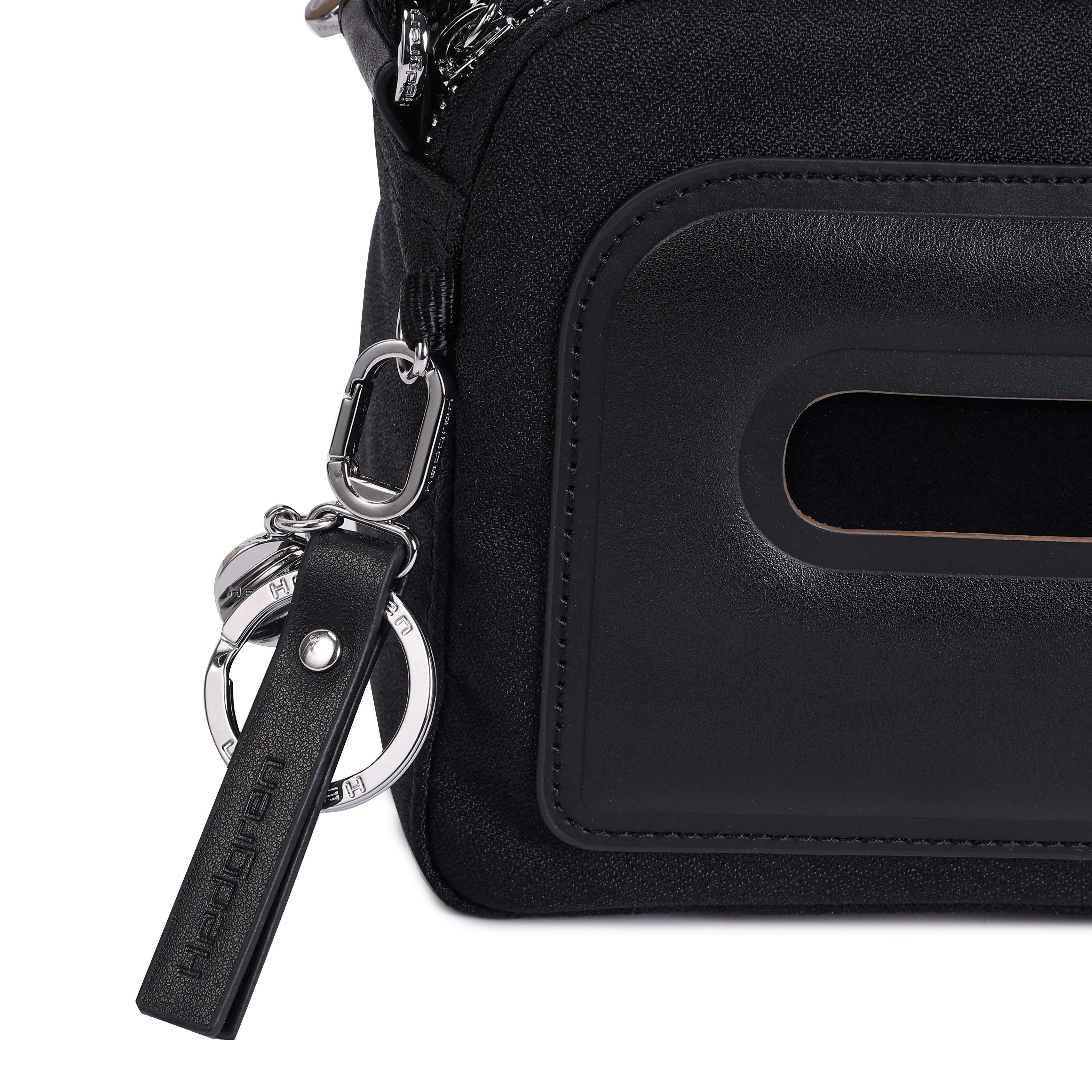 HEDGREN RISTRETTO BLACK CROSSOVER BAG