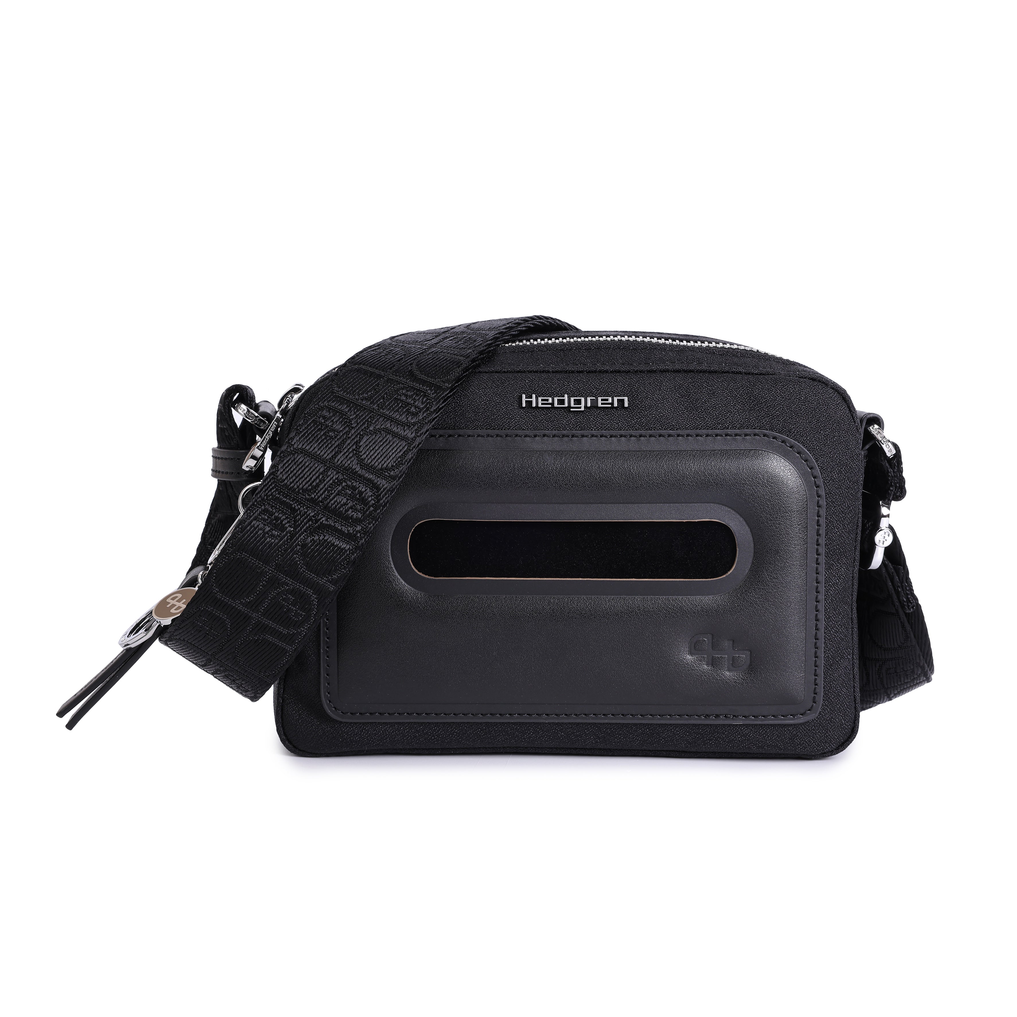 HEDGREN RISTRETTO BLACK CROSSOVER BAG