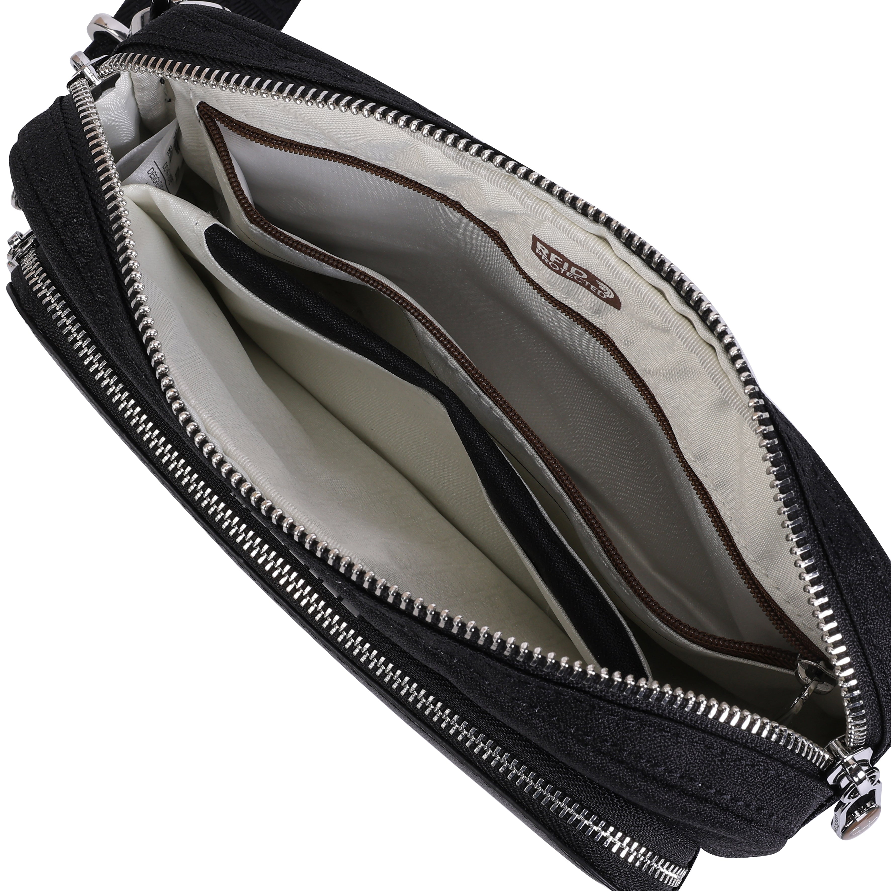 HEDGREN AMERICANO BLACK CROSS BODY BAG