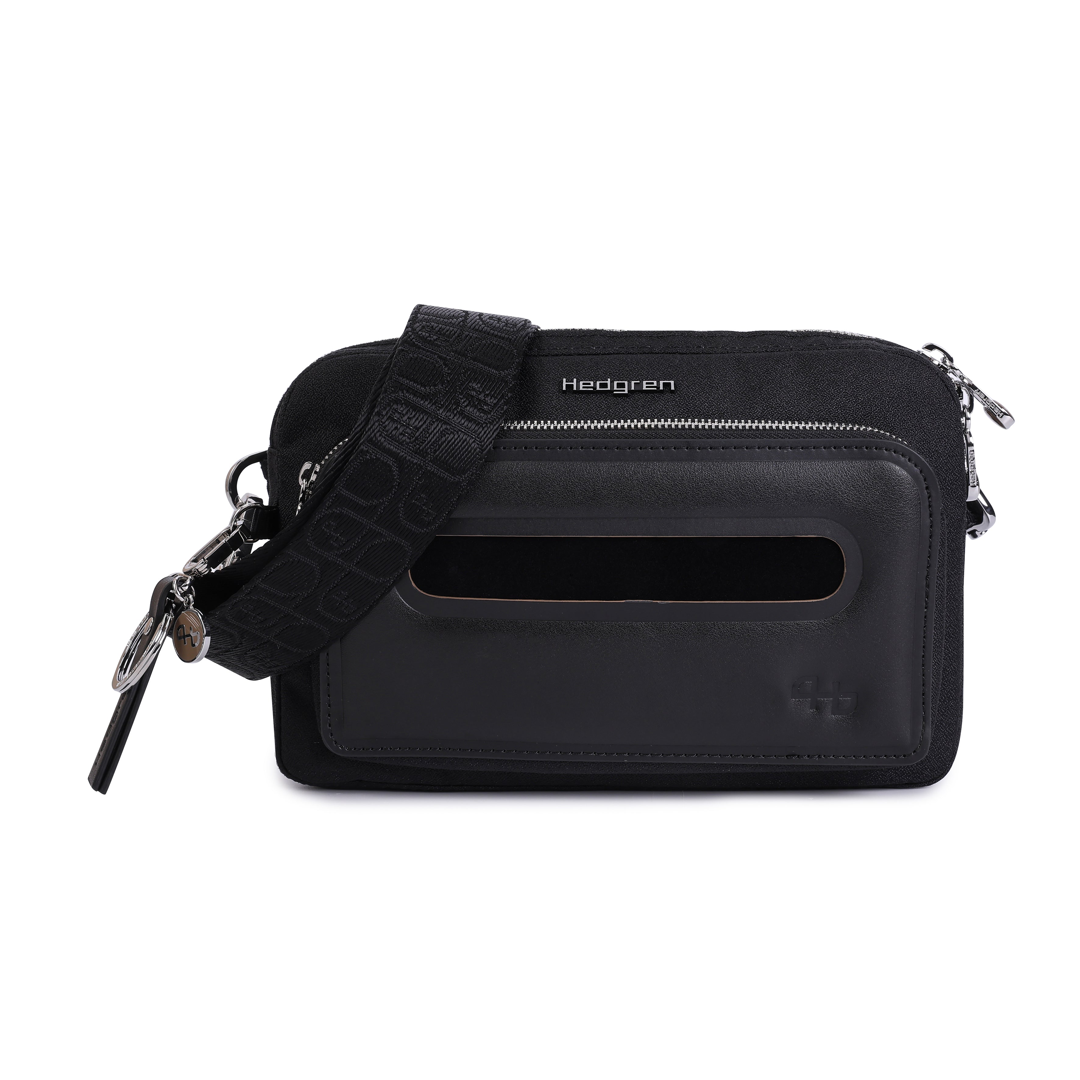 HEDGREN AMERICANO BLACK CROSS BODY BAG