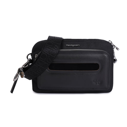 HEDGREN AMERICANO BLACK CROSS BODY BAG
