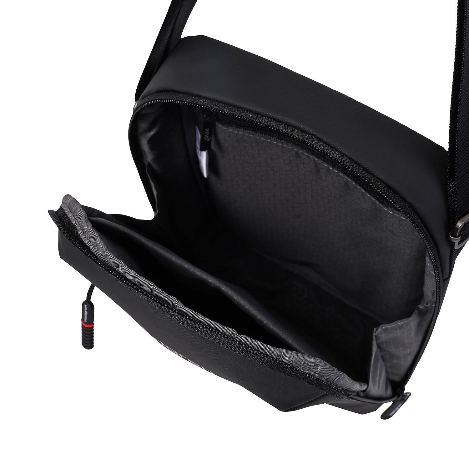HEDGREN WALK BLACK ECO CROSSOVER BAG