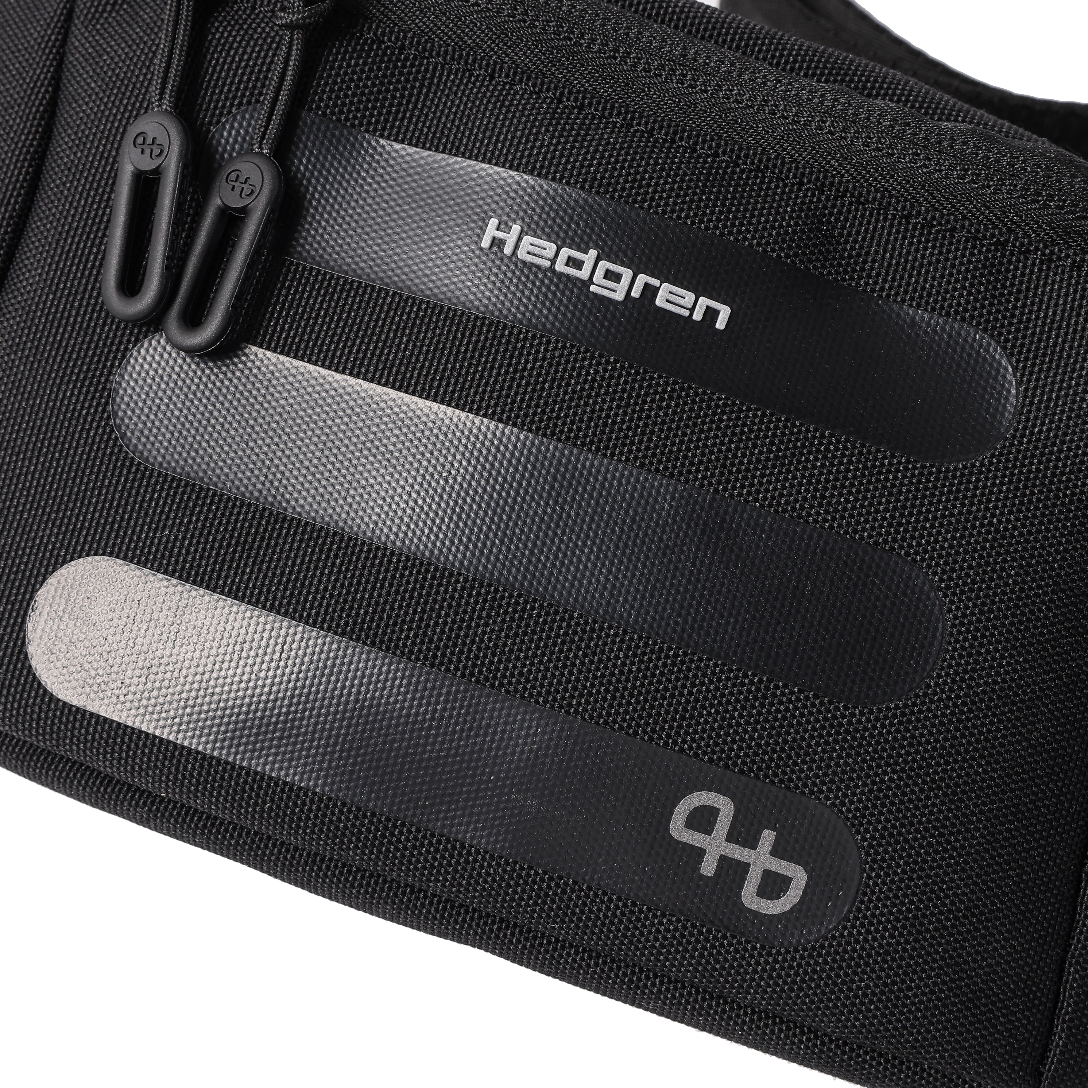 HEDGREN VISIT BLACK WAISTBAG