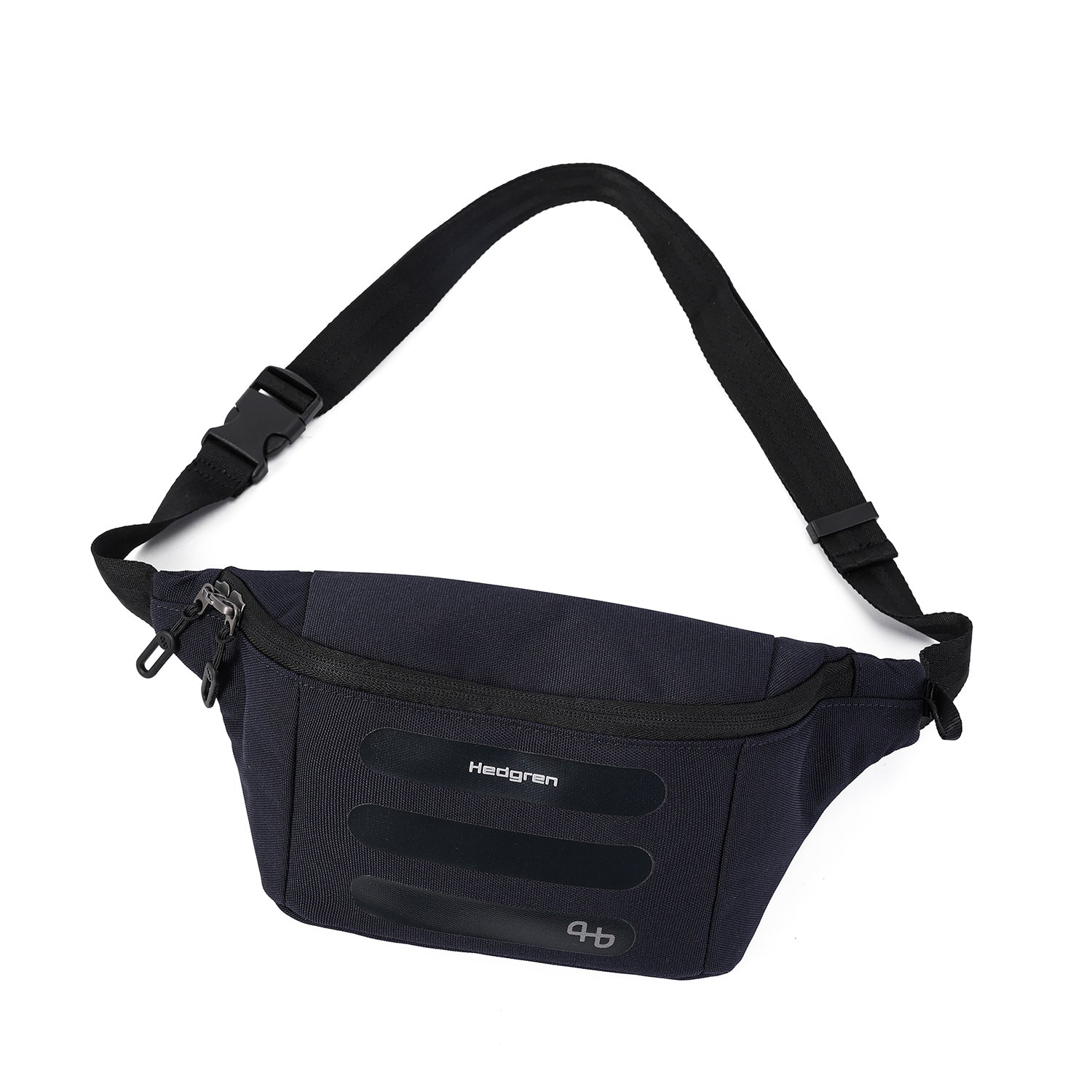 HEDGREN VISIT BLACK WAISTBAG