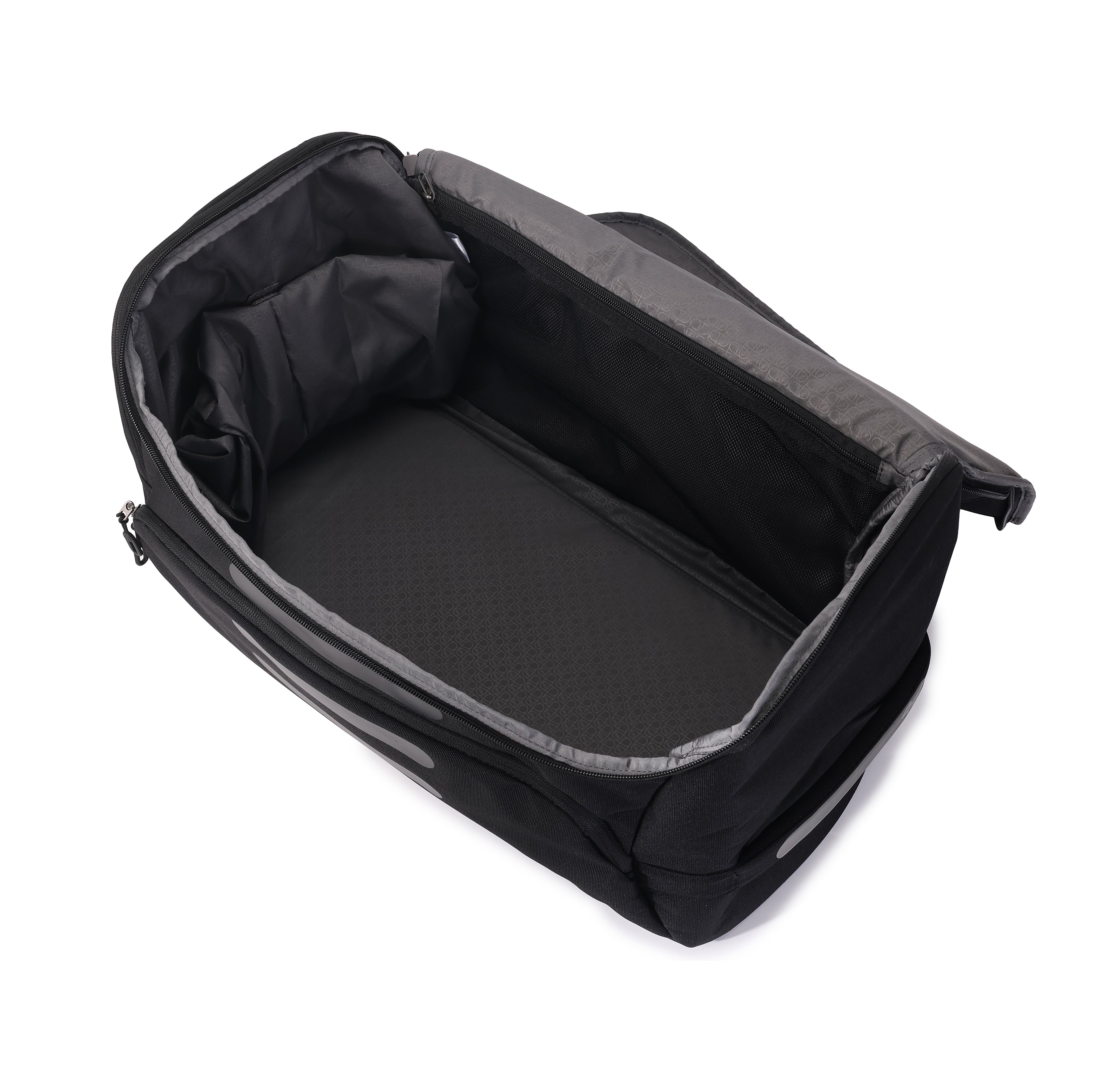 Hedgren Comby Sojourn Duffle Backpack Cabin Size Travel Bag RFID Blocking Compartments Water Repellent Fabric