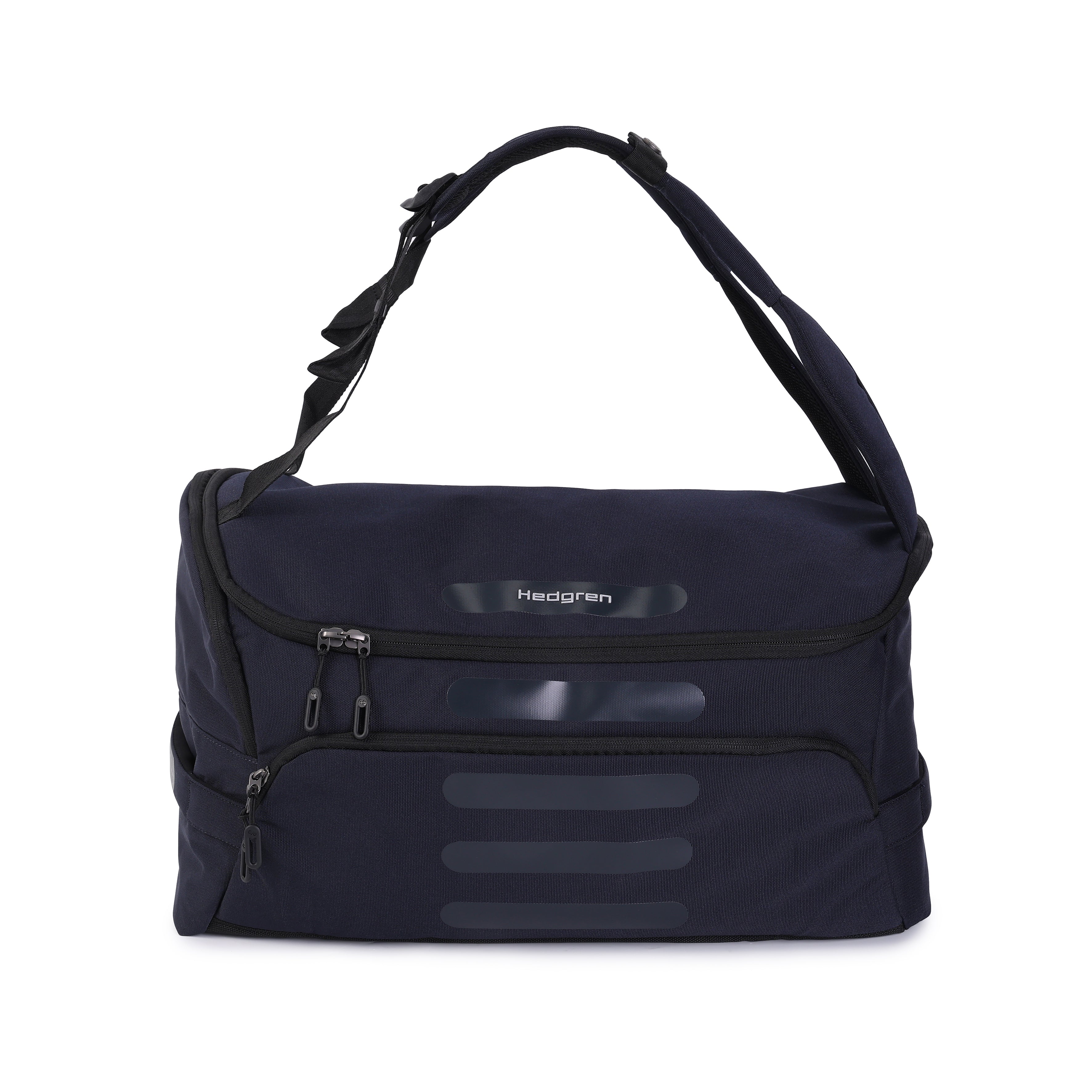Hedgren Comby Sojourn Duffle Backpack Cabin Size Travel Bag RFID Blocking Compartments Water Repellent Fabric