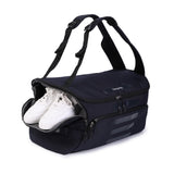 Hedgren Comby Sojourn Duffle Backpack Cabin Size Travel Bag RFID Blocking Compartments Water Repellent Fabric