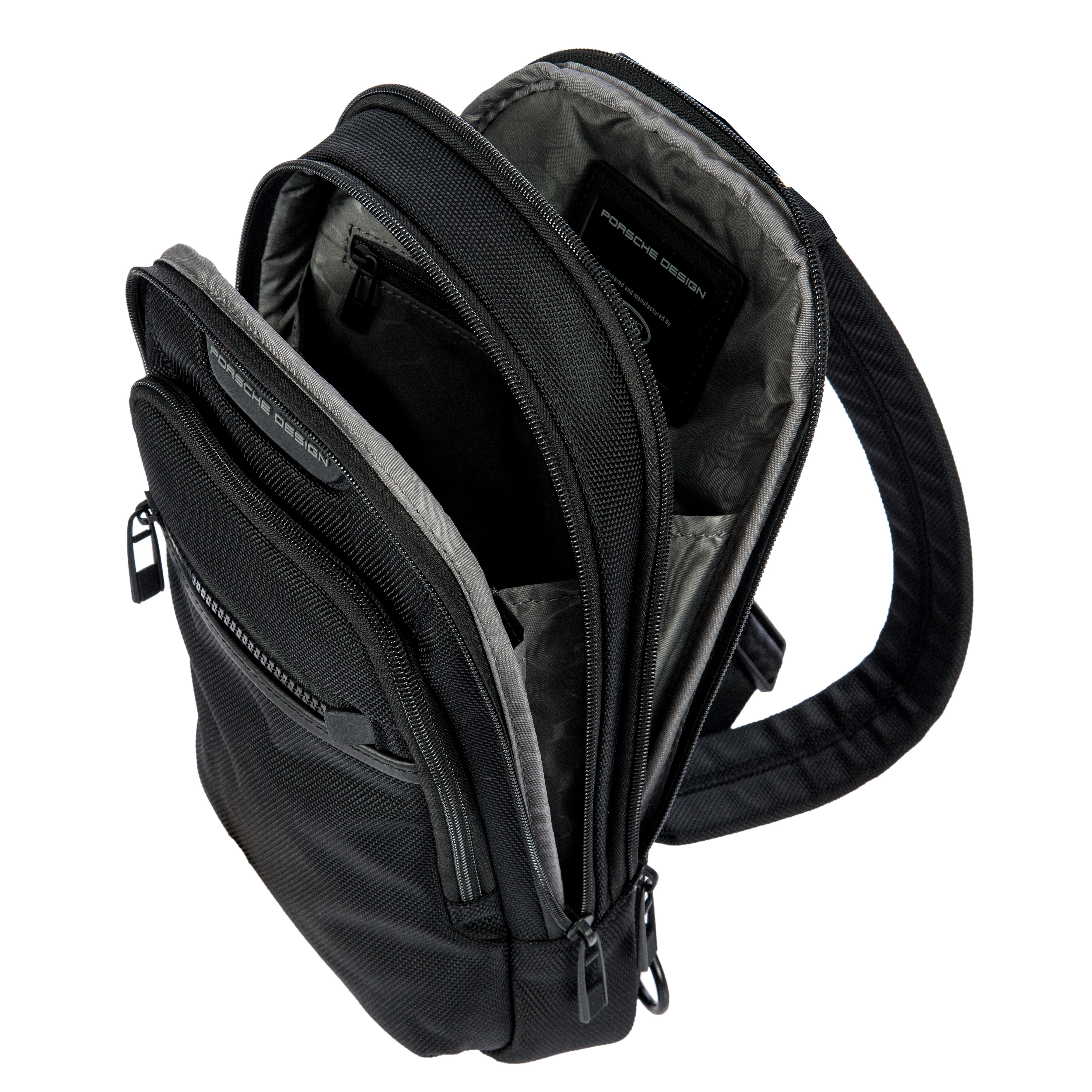 PORSCHE DESIGN ROADSTER NYLON EVO BLACK SLING BAG