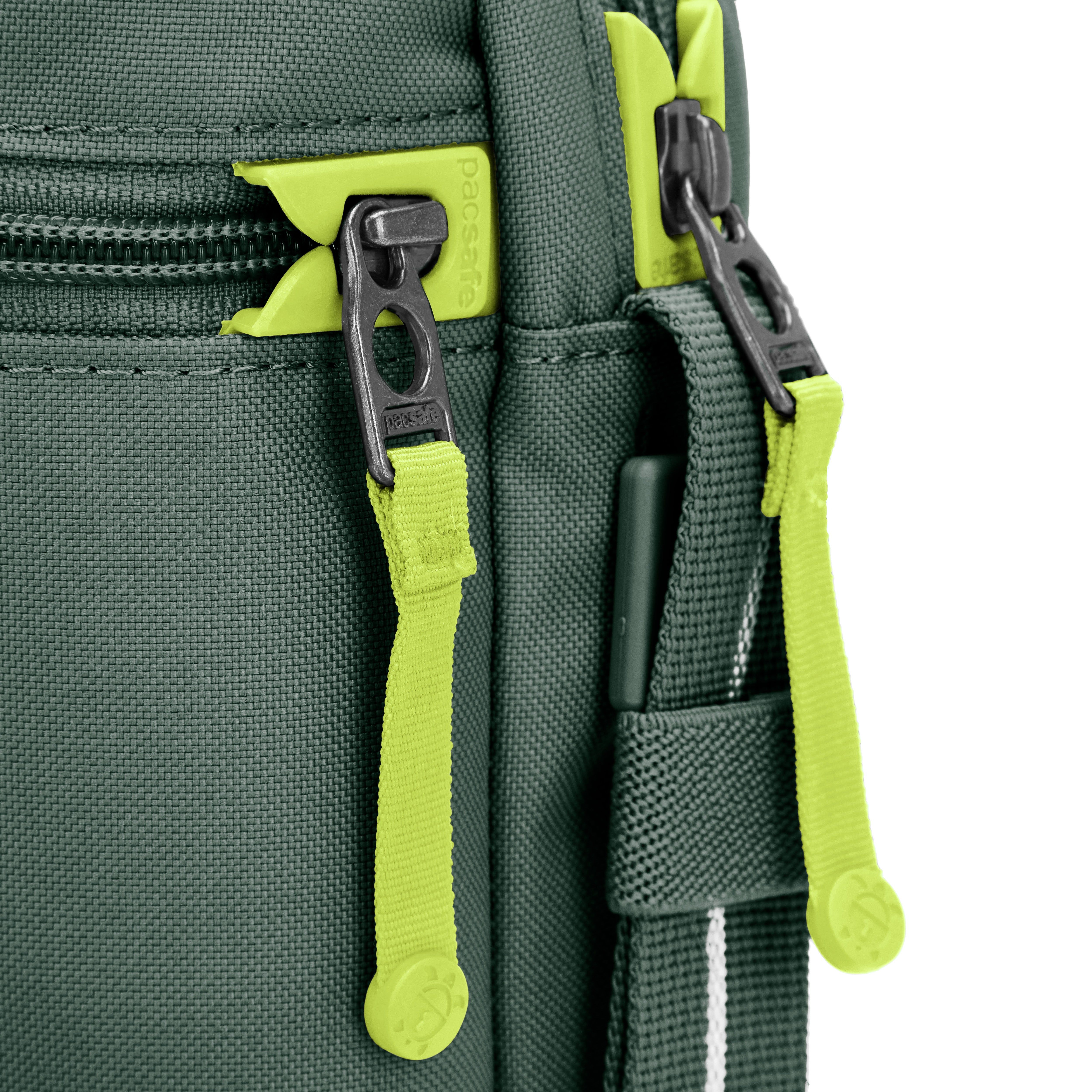 PACSAFE GO FESTIVAL  SPRUCE GREEN CROSS BODY BAG