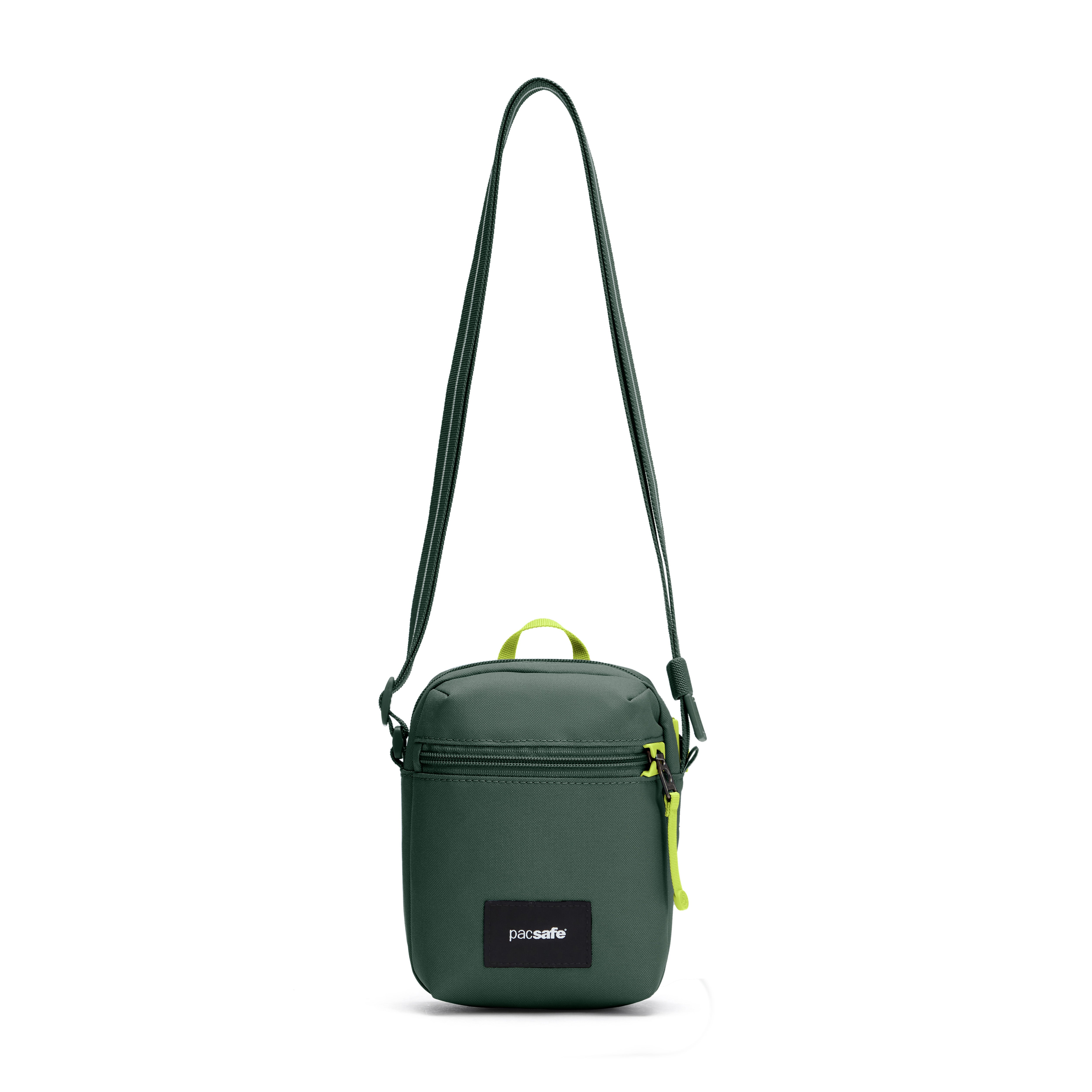 PACSAFE GO MICRO SPRUCE GREEN CROSS BODY BAG
