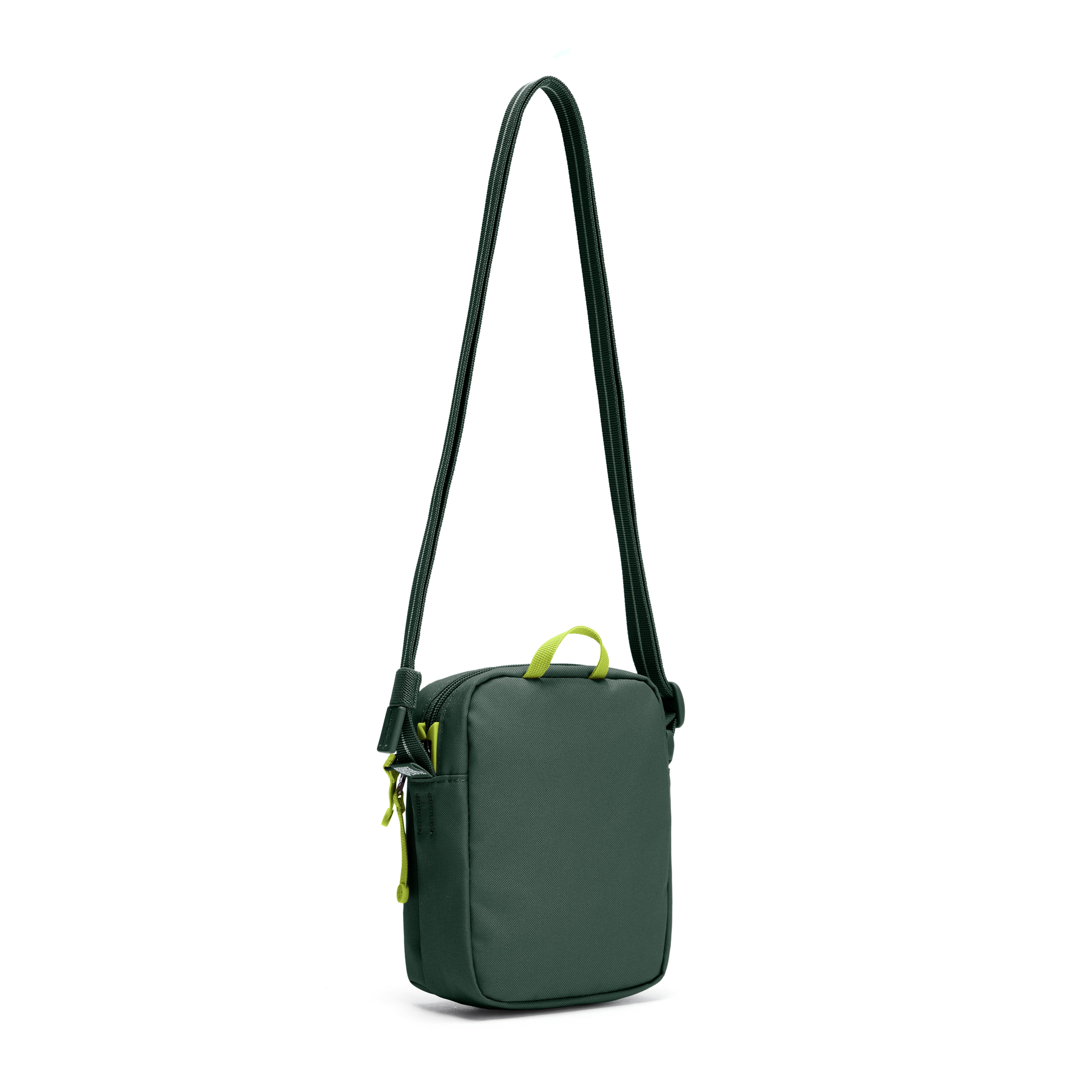 PACSAFE GO MICRO SPRUCE GREEN CROSS BODY BAG