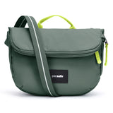 PACSAFE GO SADDLE SPRUCE GREEN CROSS BODY BAG