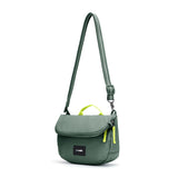 PACSAFE GO SADDLE SPRUCE GREEN CROSS BODY BAG