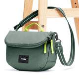 PACSAFE GO SADDLE SPRUCE GREEN CROSS BODY BAG