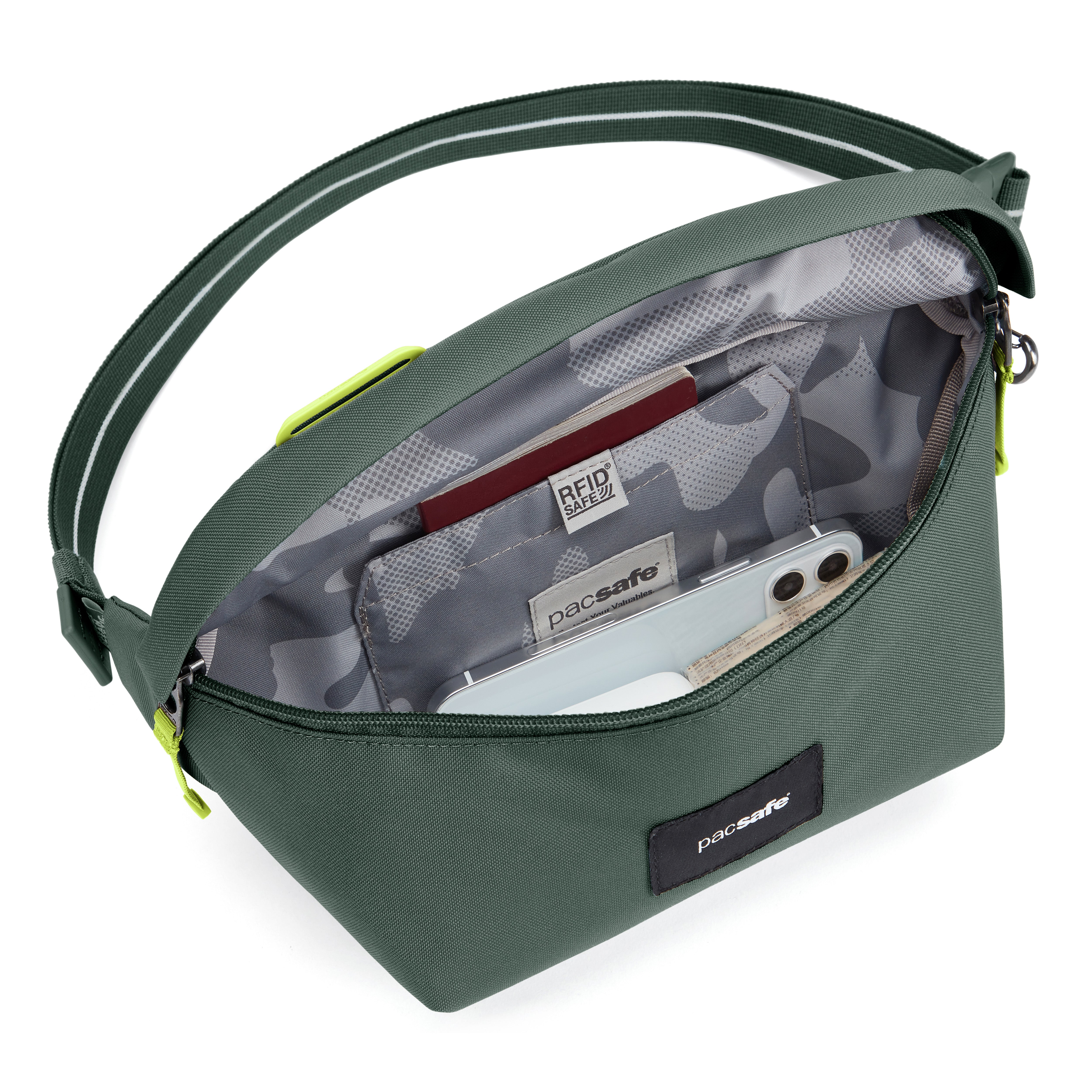 PACSAFE  SPRUCE GREEN  GO SLING  BAG