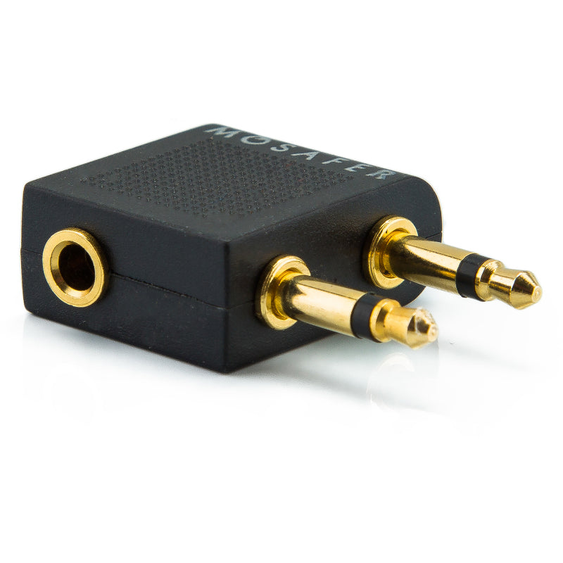 MOSAFER AIRPLANE JACK ADAPTER - BLACK