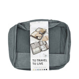 MOSAFER ETRAVEL GREY 7 PCS PACKING CUBE