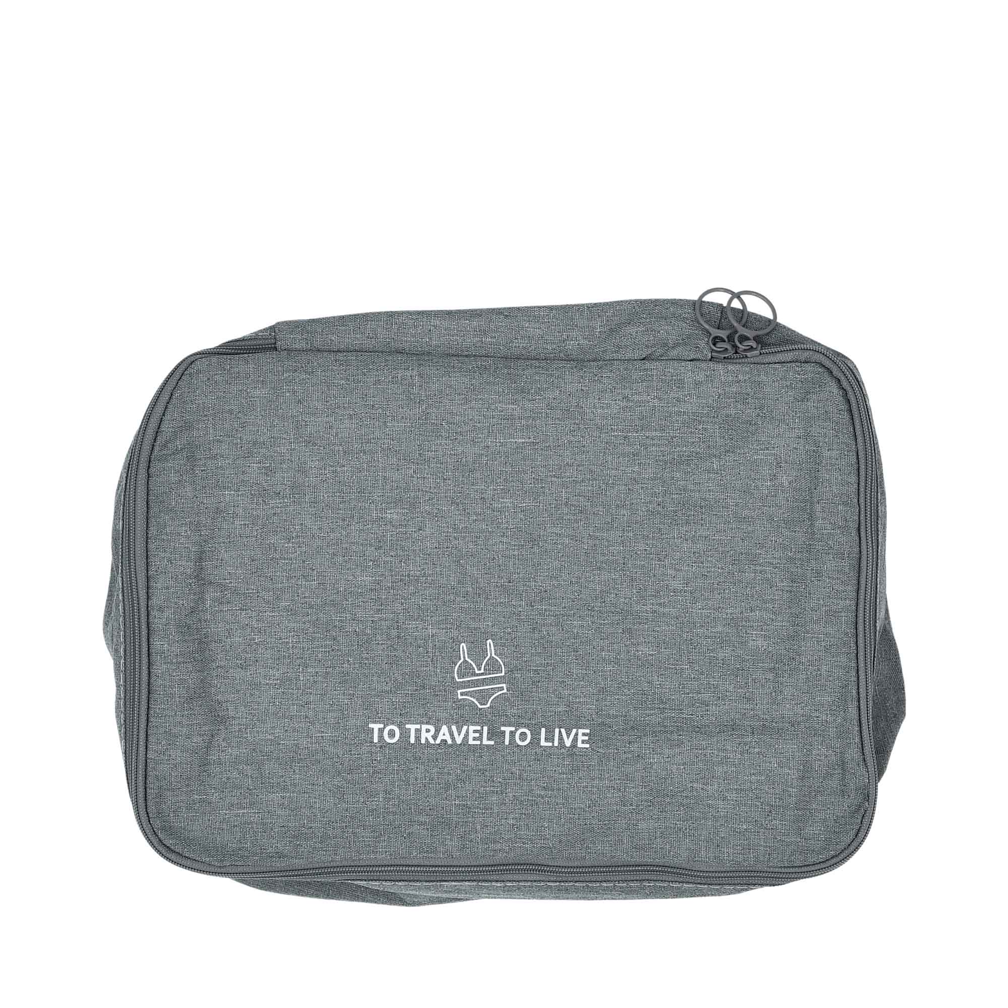 MOSAFER ETRAVEL GREY 7 PCS PACKING CUBE