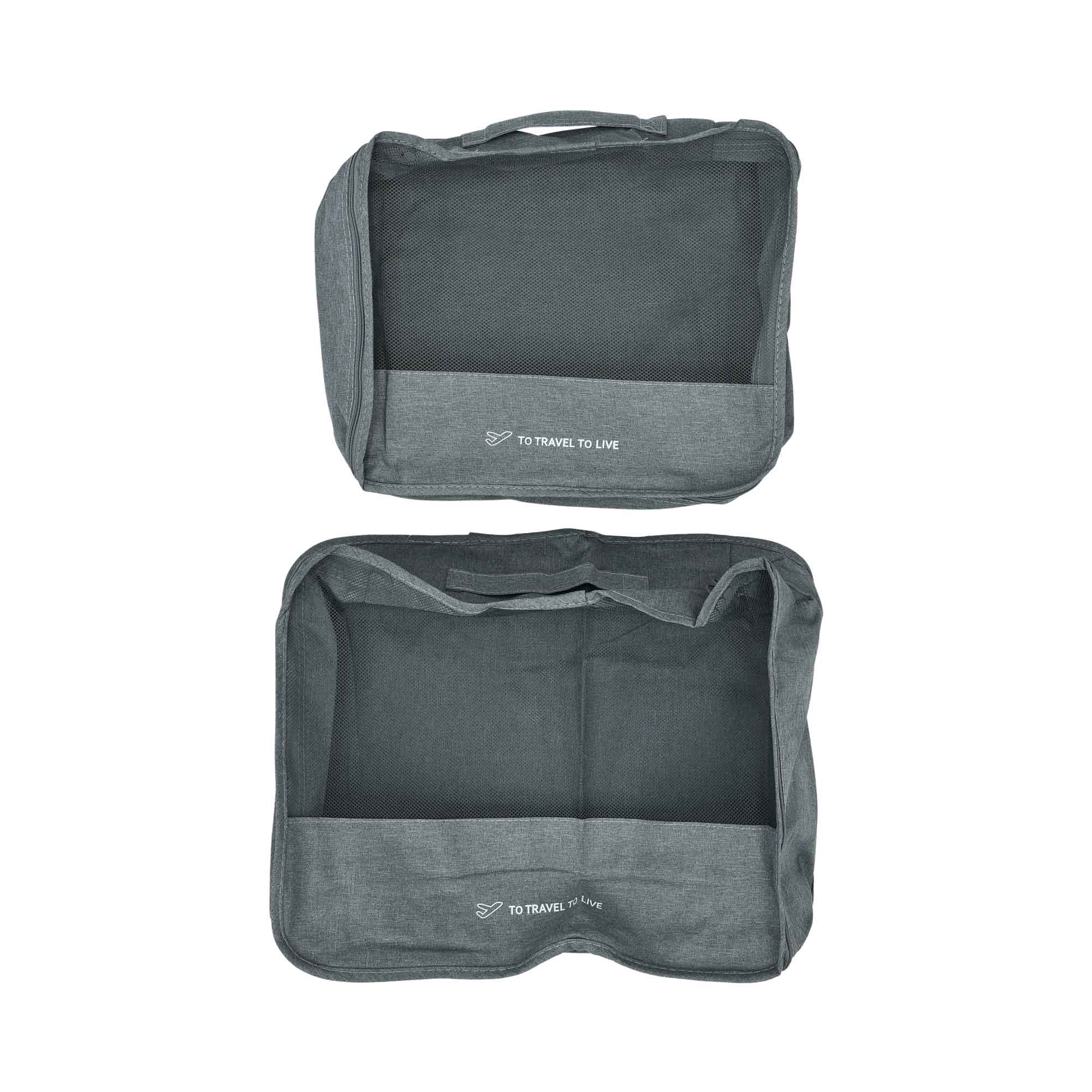MOSAFER ETRAVEL GREY 7 PCS PACKING CUBE