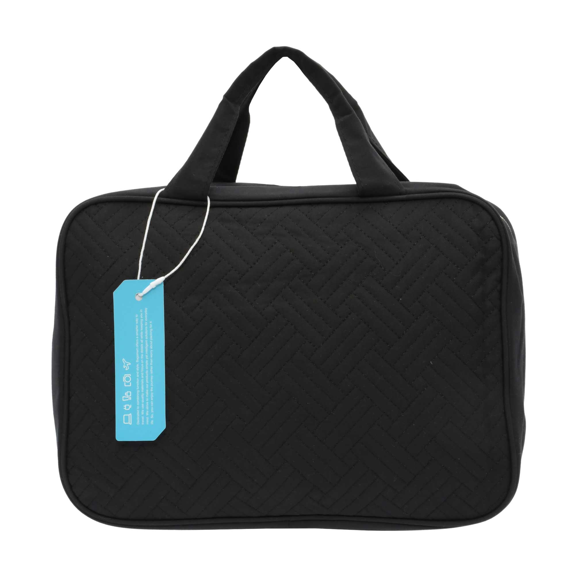 MOSAFER BAGSMART BLACK COSMETIC BAG