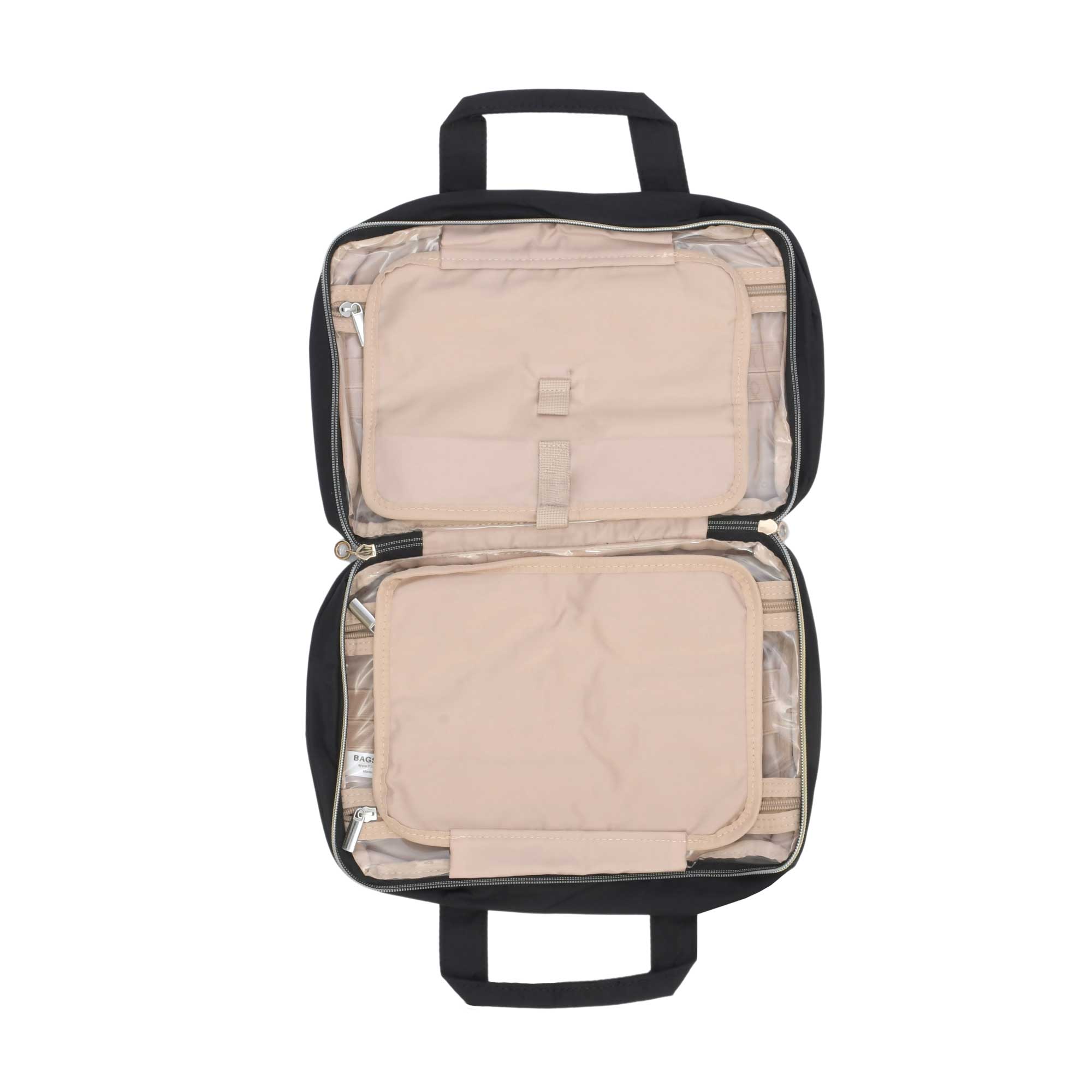 MOSAFER BAGSMART BLACK COSMETIC BAG