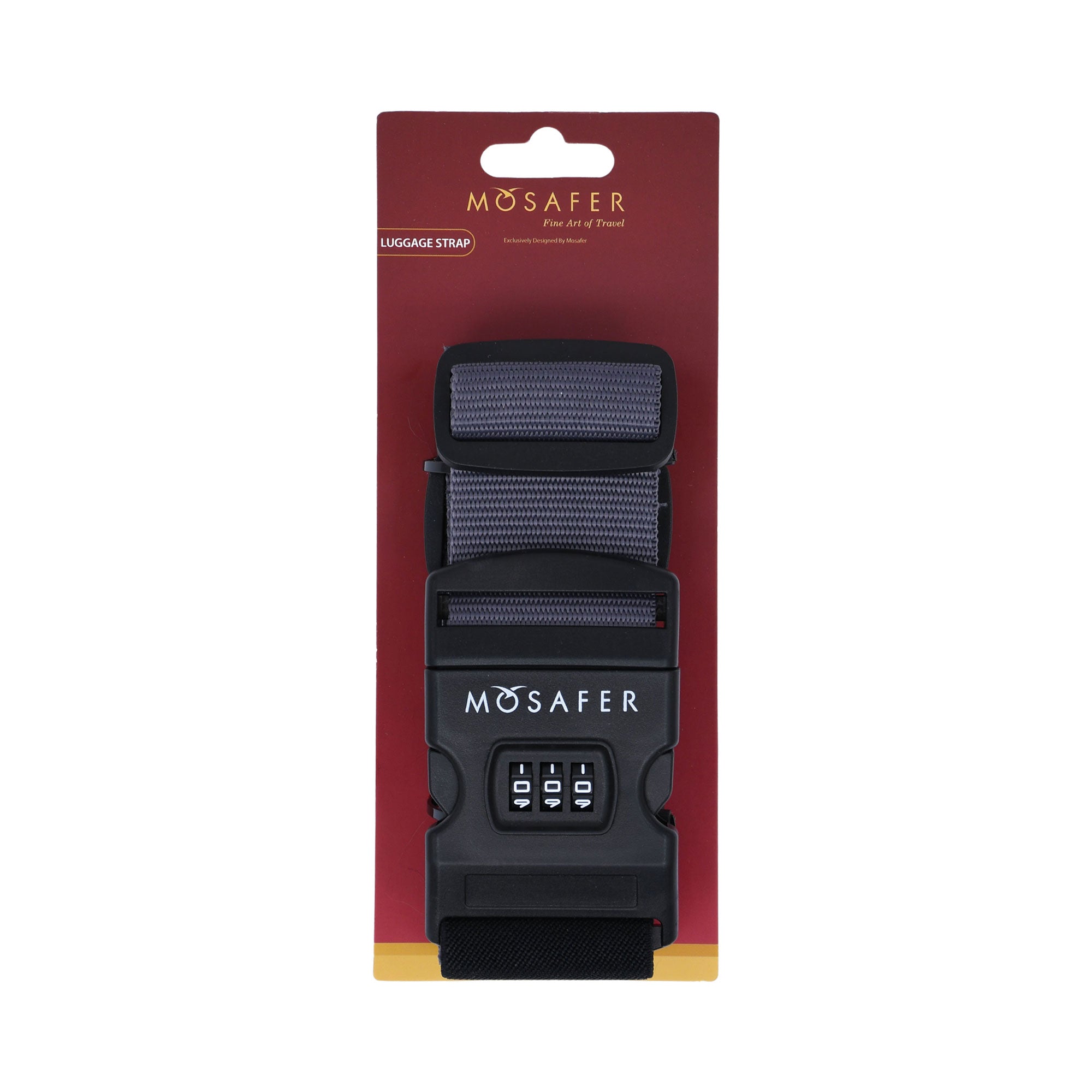 MOSAFER 3 DIAL COMBINATION LUGGAGE STRAP