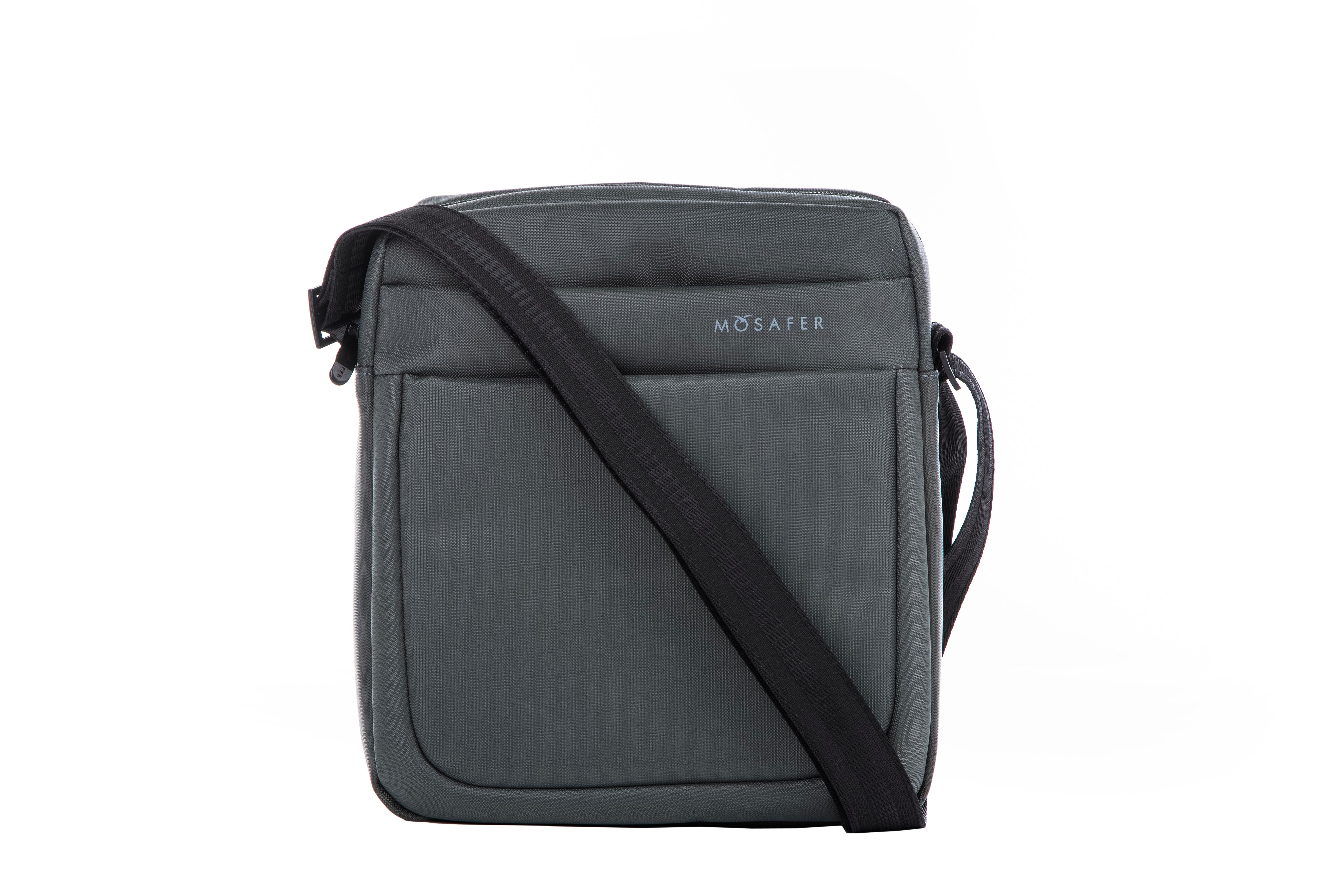 MOSAFER CLASSIC MESSENGER BRIN BLACK SHOULDER BAG