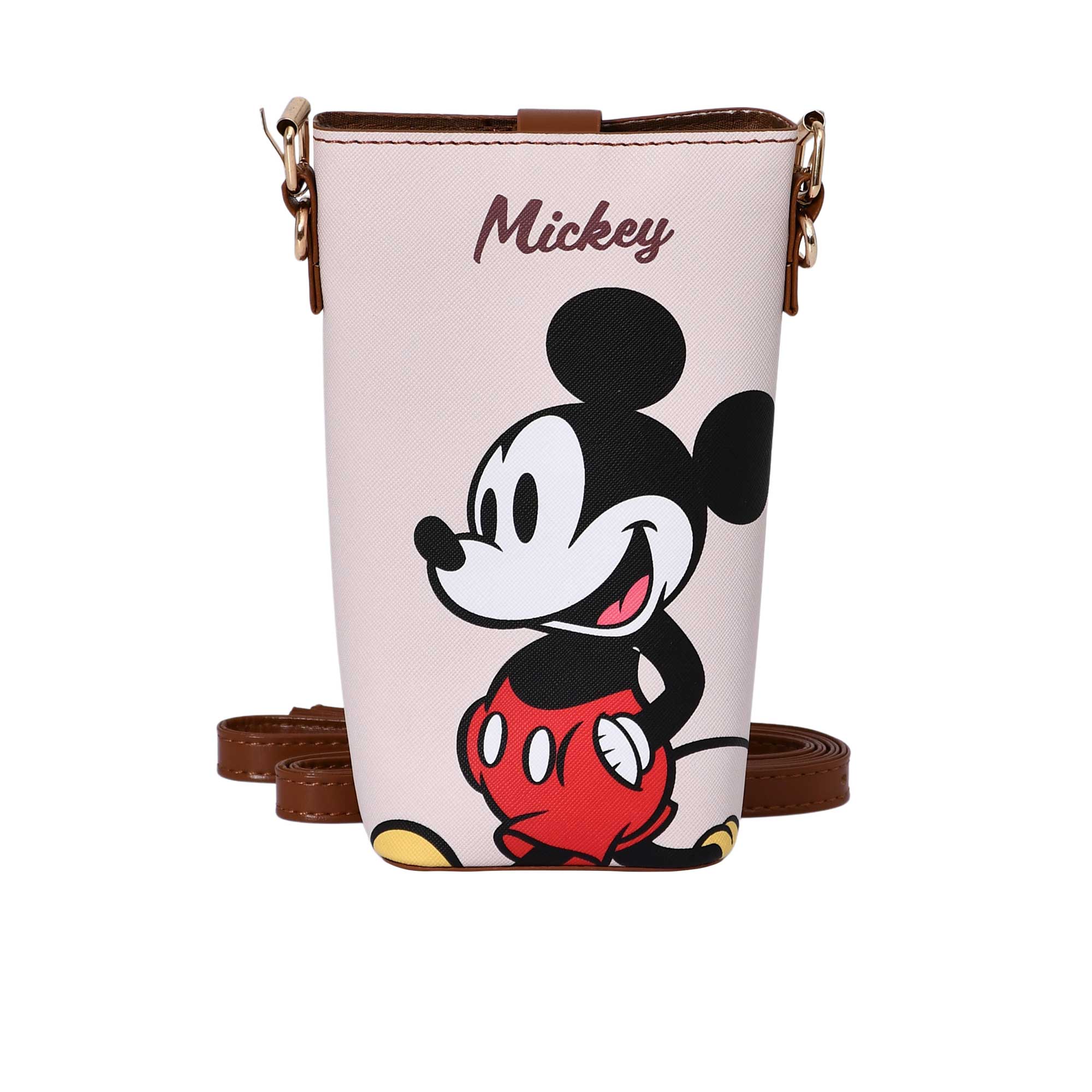 MOSAFER MICKEY BROWN SHOULDER BAG